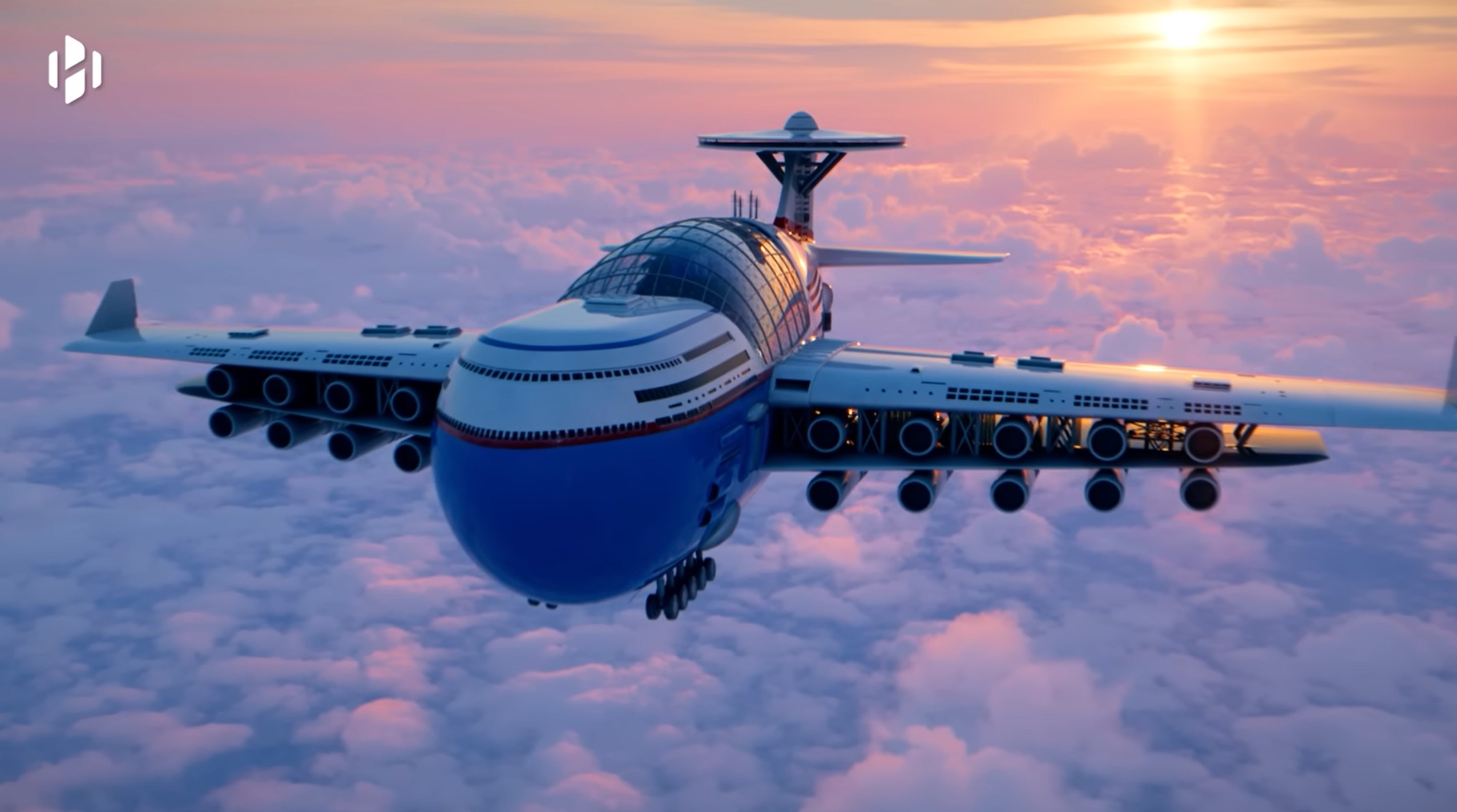 Nuclear-powered sky cruise could be the future of transport Flying hotel that 'never lands'
