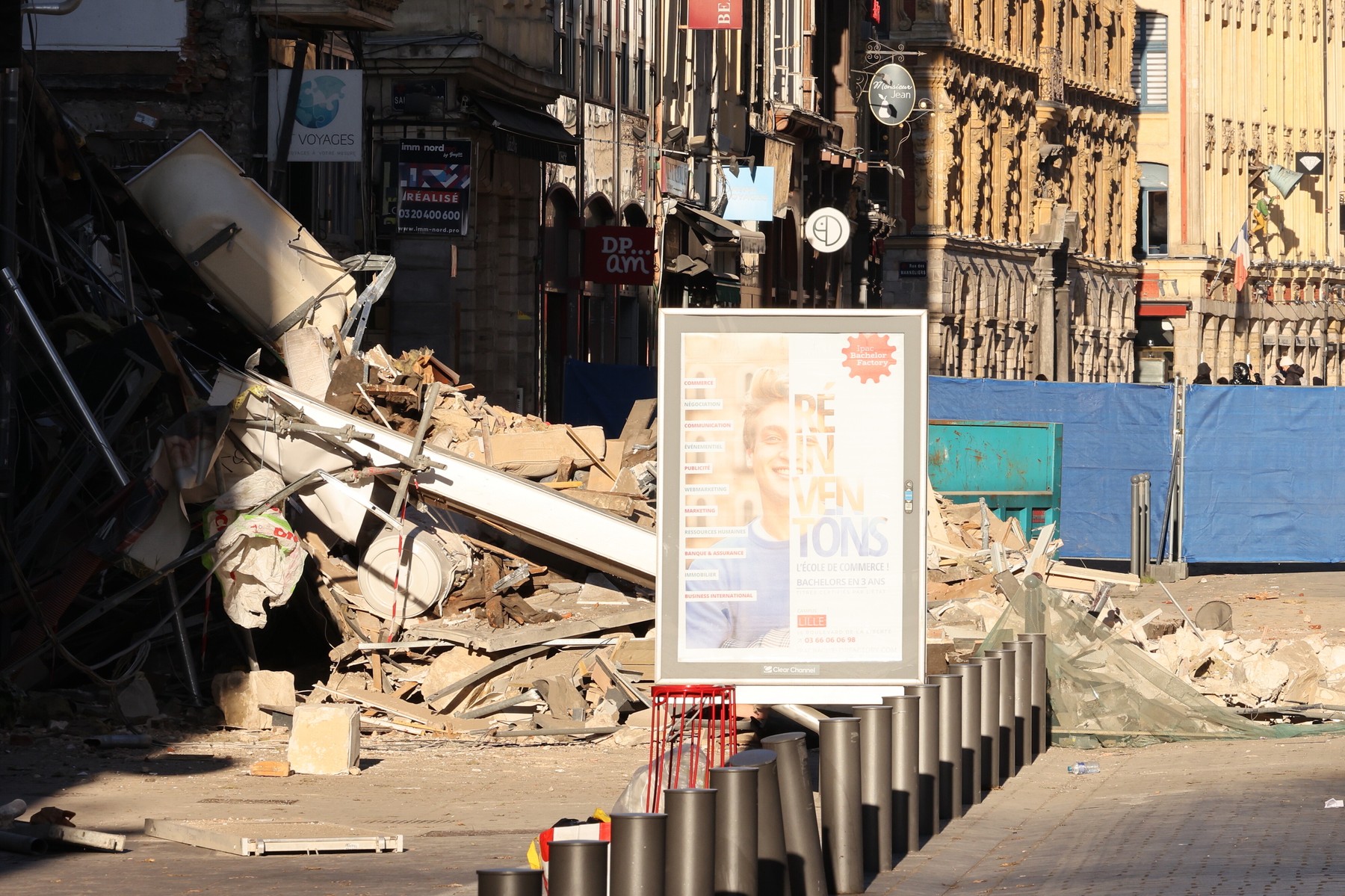 Francuska, Lil srušila se zgrada NEWS : Effondrement immeubles Lille - 13/11/2022
