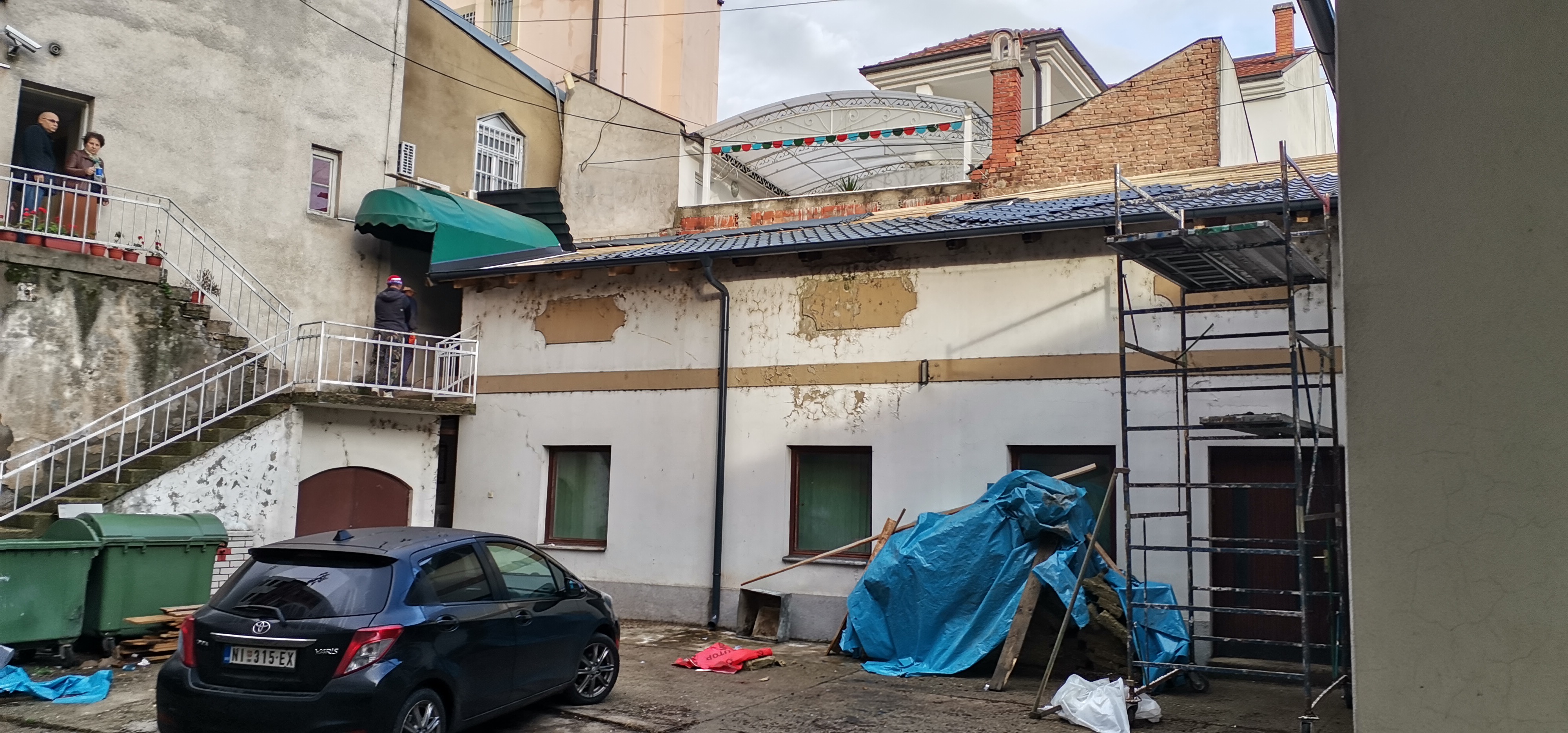 Mesto pada radnika koji je preminuo hronika, Niš, M P