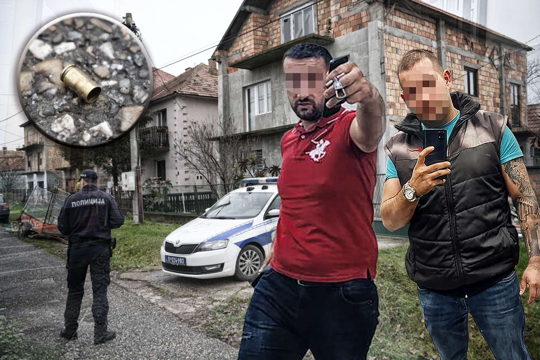 kombo ugrinovci Beograd 08. decembar 2022. Ugrinovci dan posle pucnjave, muškarac izrešetan u BMW Brutalno ubistvo usred dana u Ugrinovcima policija uviđaj Foto:Dragan Mujan