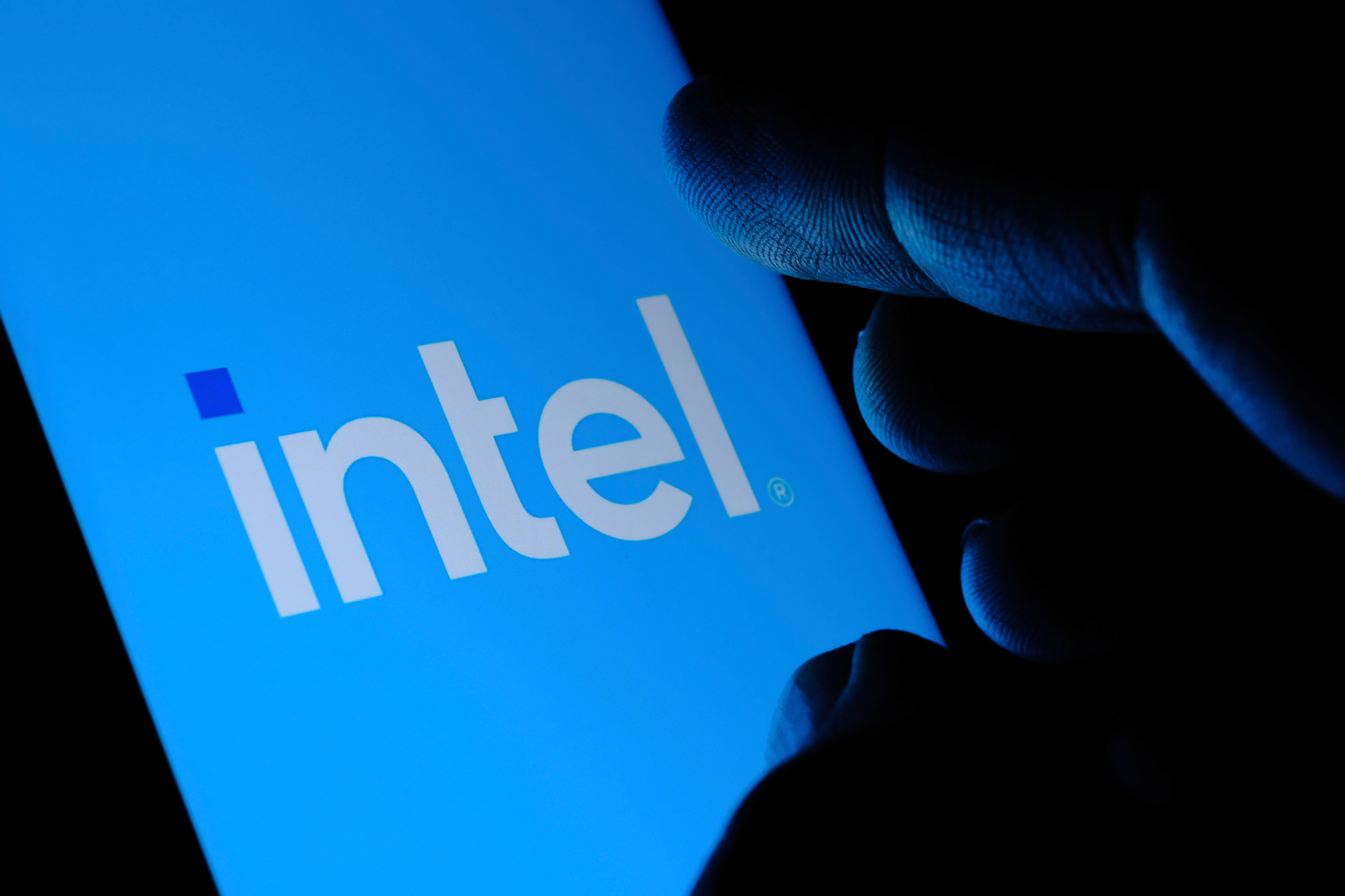 Stone,Uk,-,September,2,2020:,New,Intel,Logo,Seen