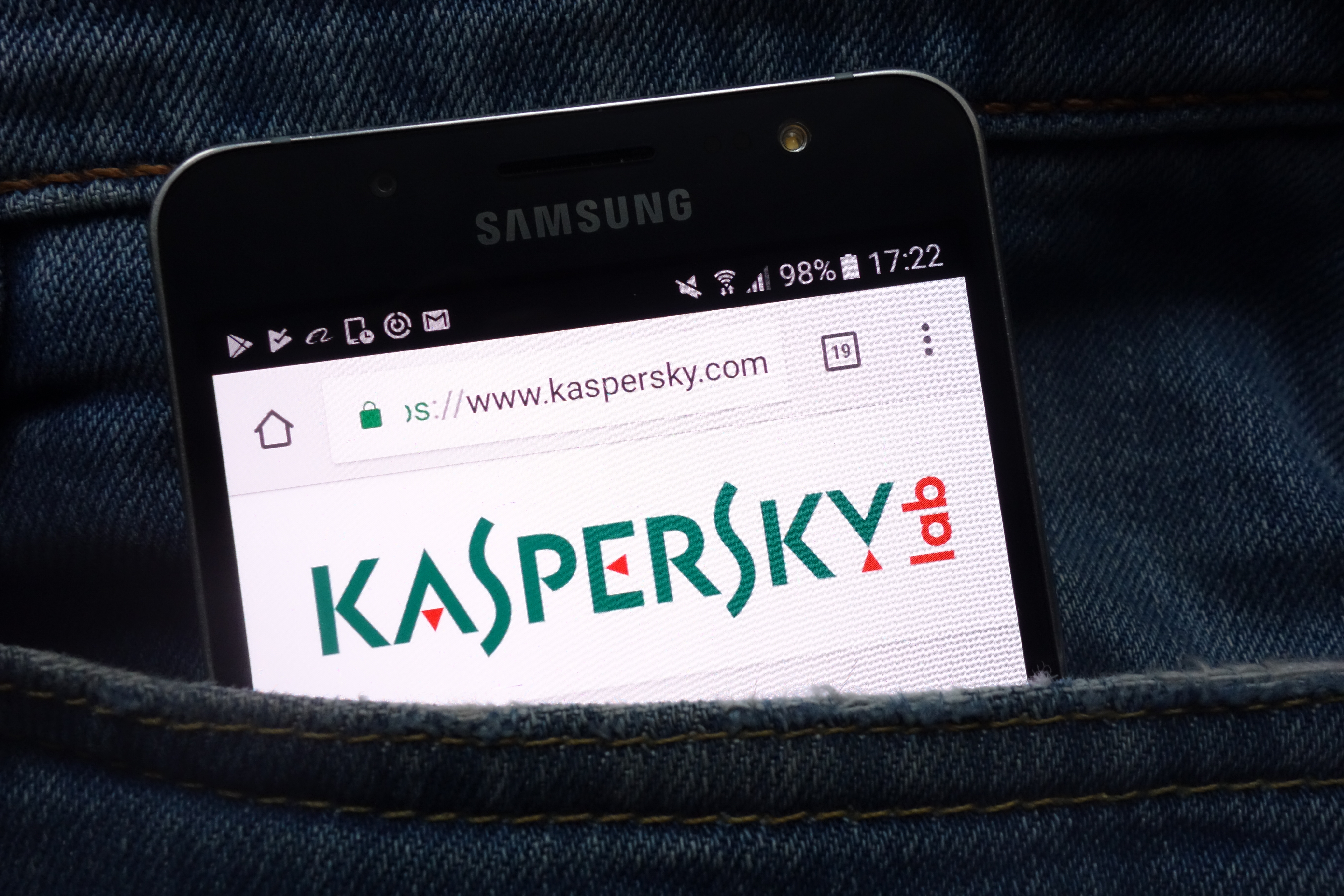 Konskie,,Poland,-,May,16,,2018:,Kaspersky,Website,Displayed,On