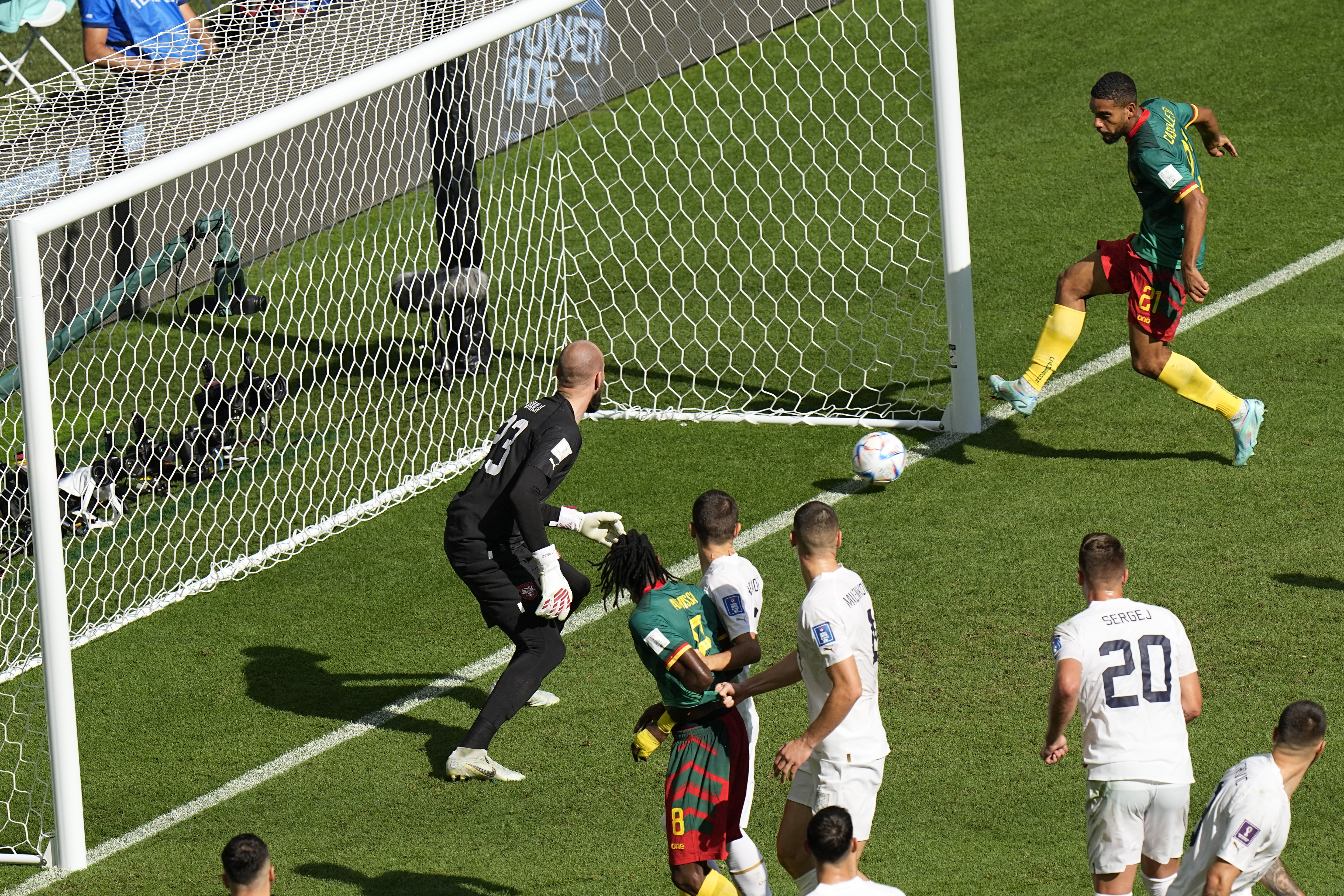 WCup Cameroon Serbia Soccer