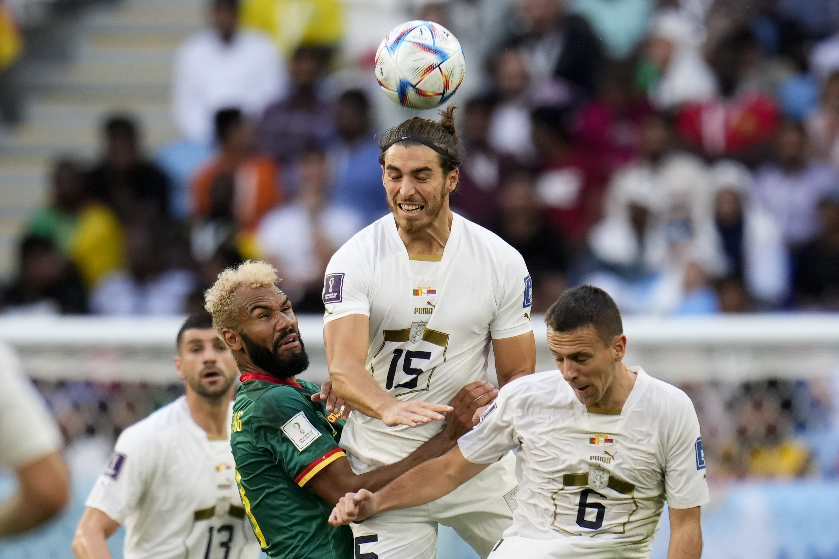 WCup Cameroon Serbia Soccer