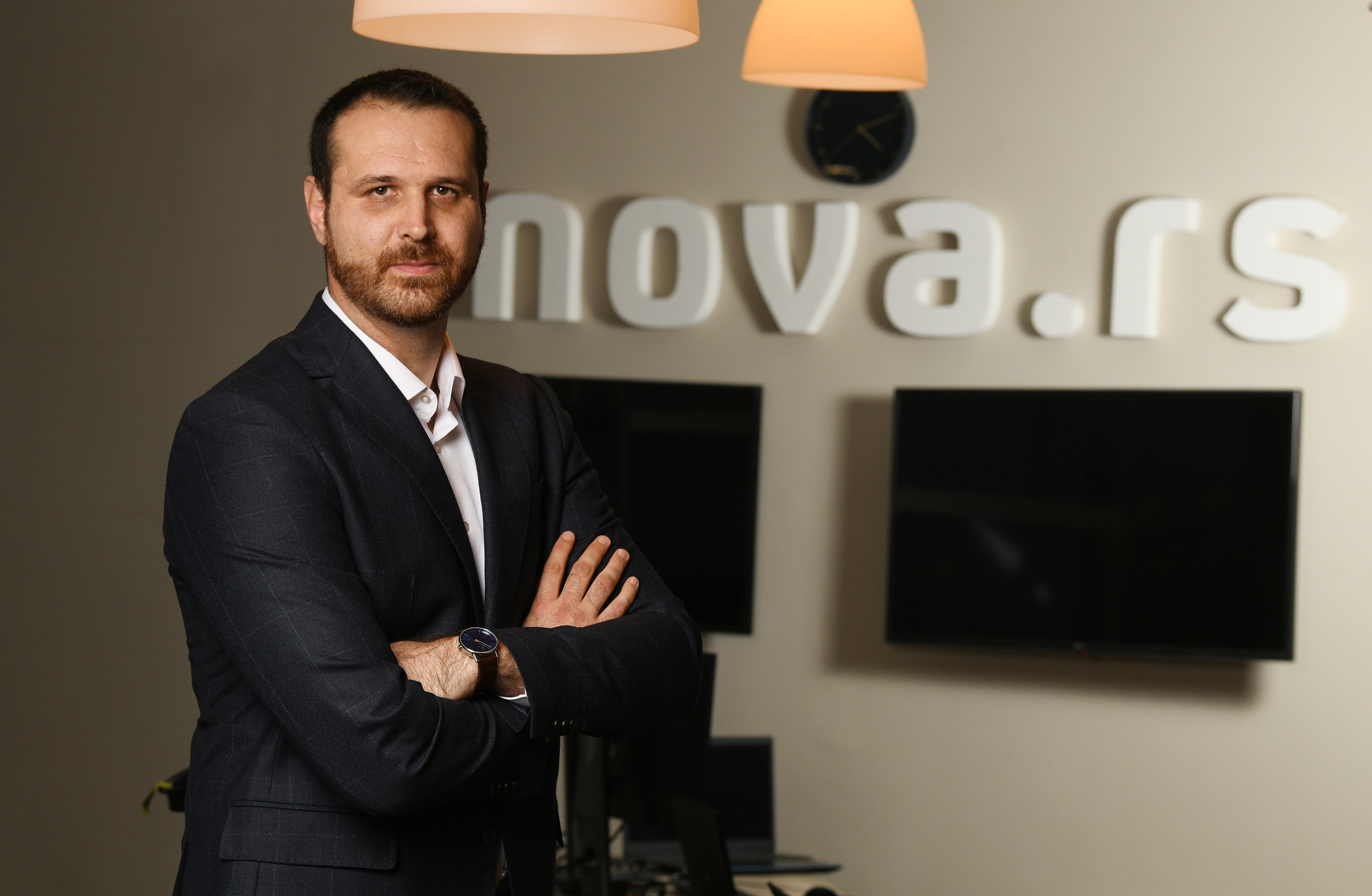 Beograd 14. novembar 2022. Mihailo Jovićević direktor i glavni i odgovorni urednik portala Nova.rs intervju Foto:Vesna Lalić/Nova.rs