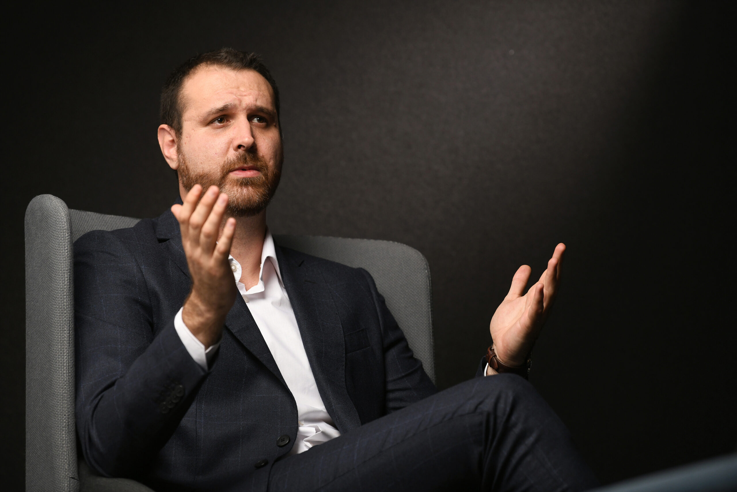 Beograd 14. novembar 2022. Mihailo Jovićević direktor i glavni i odgovorni urednik portala Nova.rs intervju Foto:Vesna Lalić/Nova.rs