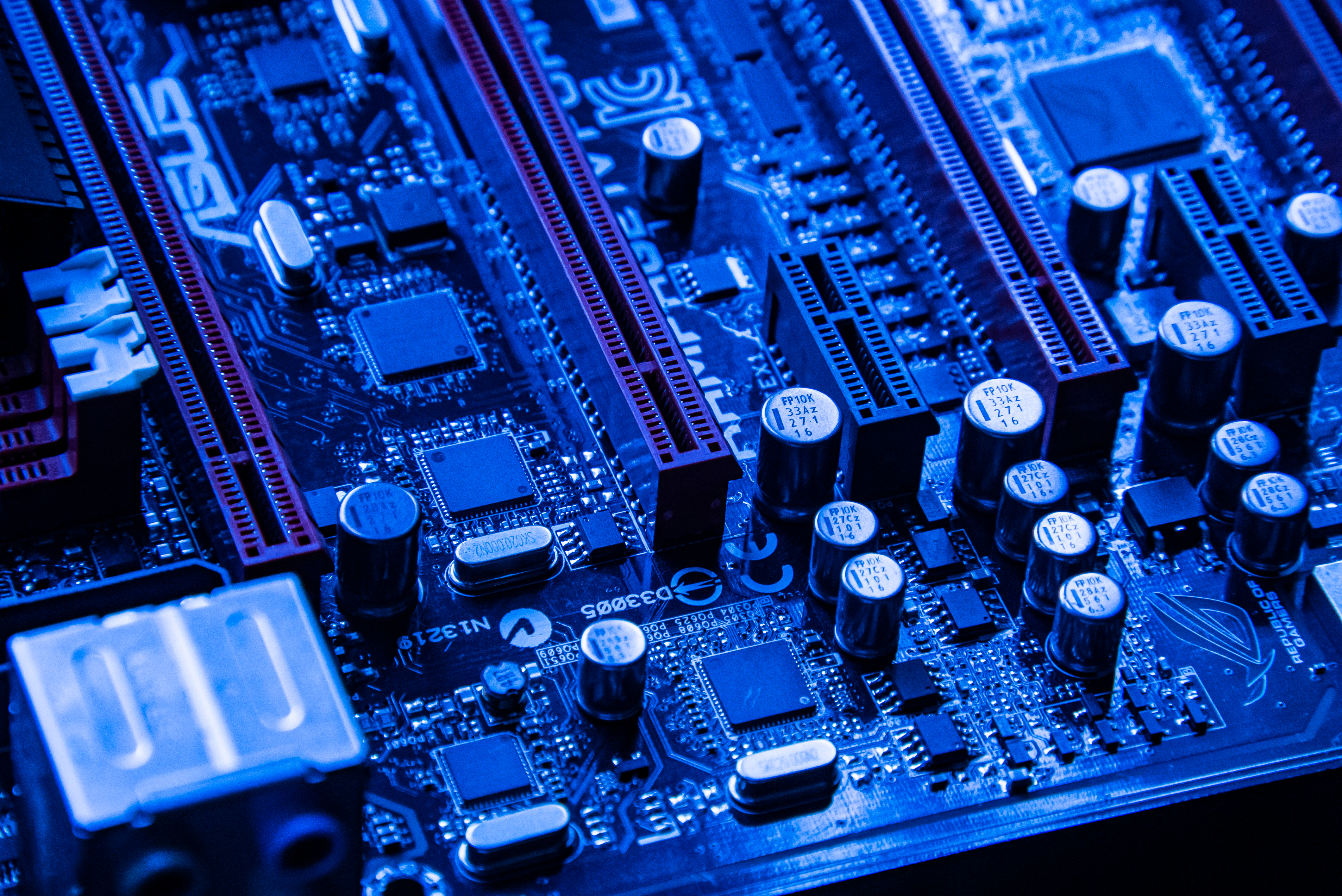 Los,Angeles,,Usa,26,April,2021:,Pcie,Slot,Detail,N