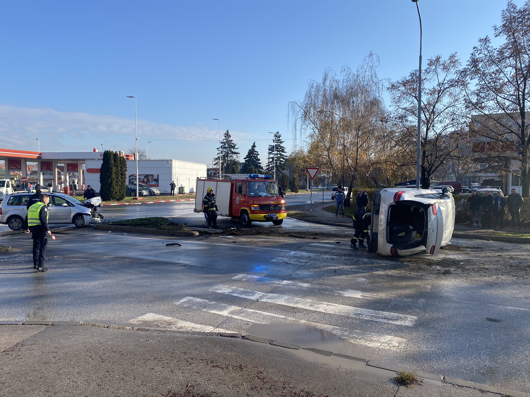 Čačak 25.12.2022. Saobraćajna nesreća u Čačku, sudar, hronika, uviđaj, uvidjaj Foto: Ljubica Sokić/Nova.rs