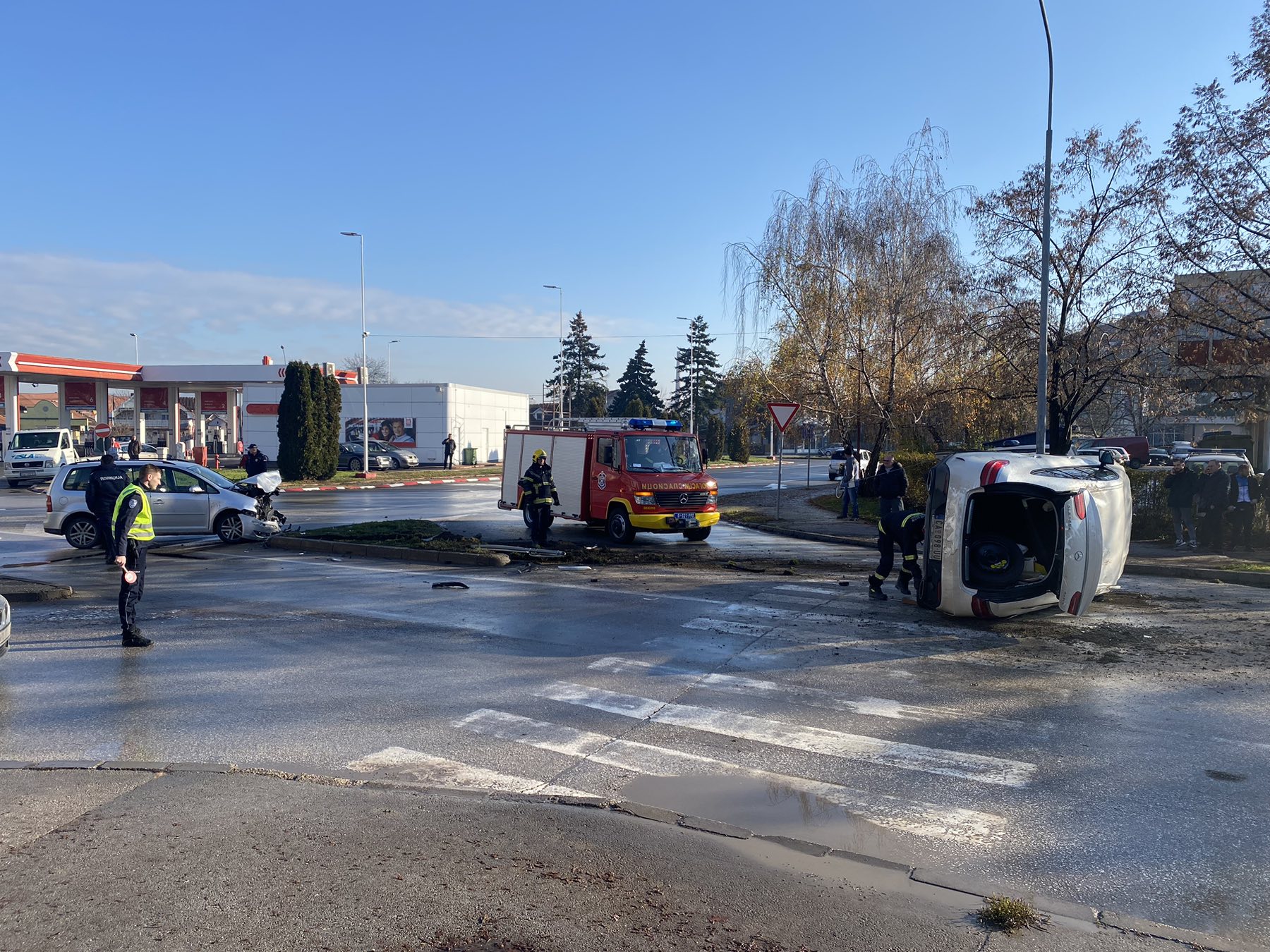 Čačak 25.12.2022. Saobraćajna nesreća u Čačku, sudar, hronika, uviđaj, uvidjaj Foto: Ljubica Sokić/Nova.rs