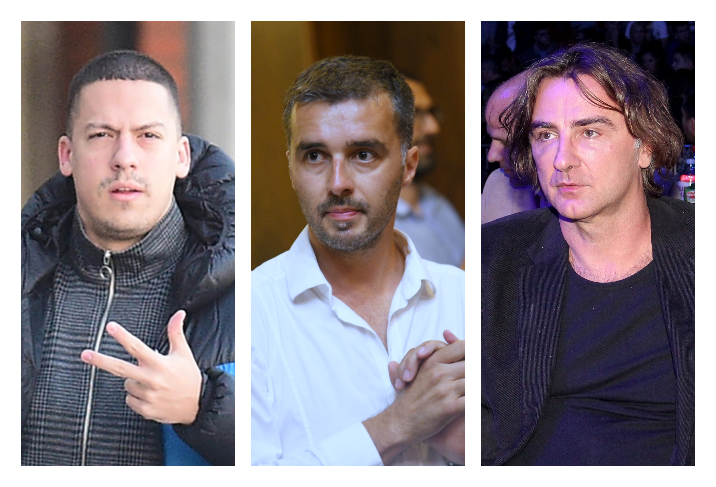 Savo Manojlović u sredini, s leve Baka Prase, desno Željko Mitrović kombo