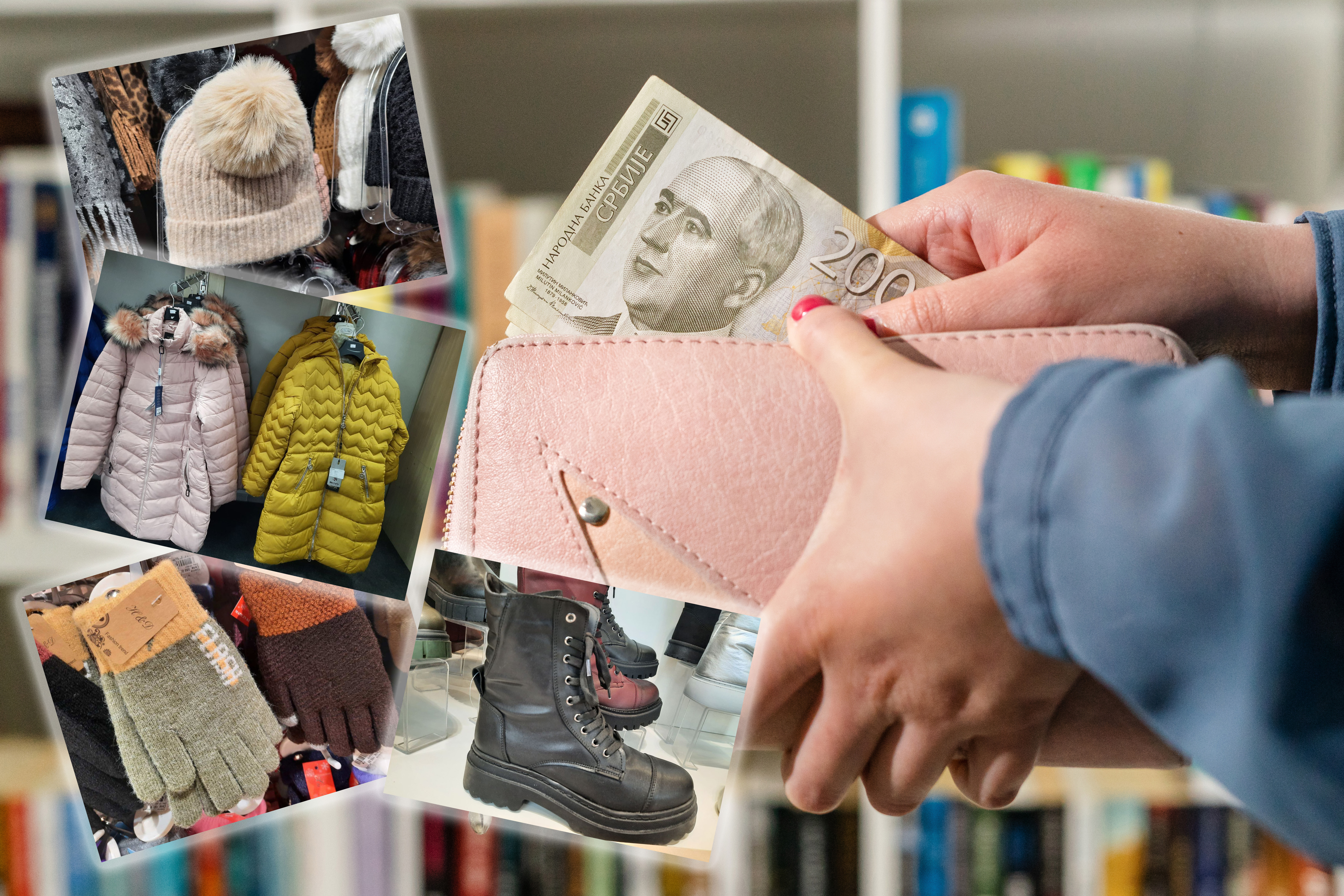 Kragujevac 06.12.2022. koliko je četvoročlanoj porodici potrebno da svi kupe zimske jakne i čizme, zimska garderoba, cena, cene, porodica, kombo Foto: Aleksandra Petrović/Nova.rs/Shutterstock