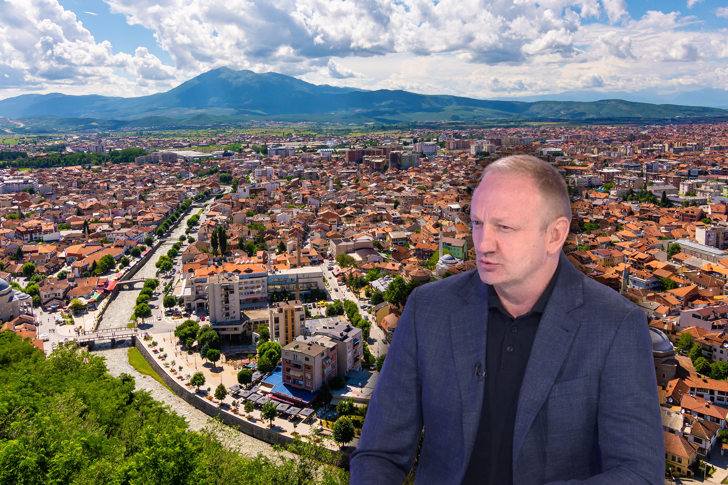 View,Over,Prizren,,A,City,In,Kosovo.