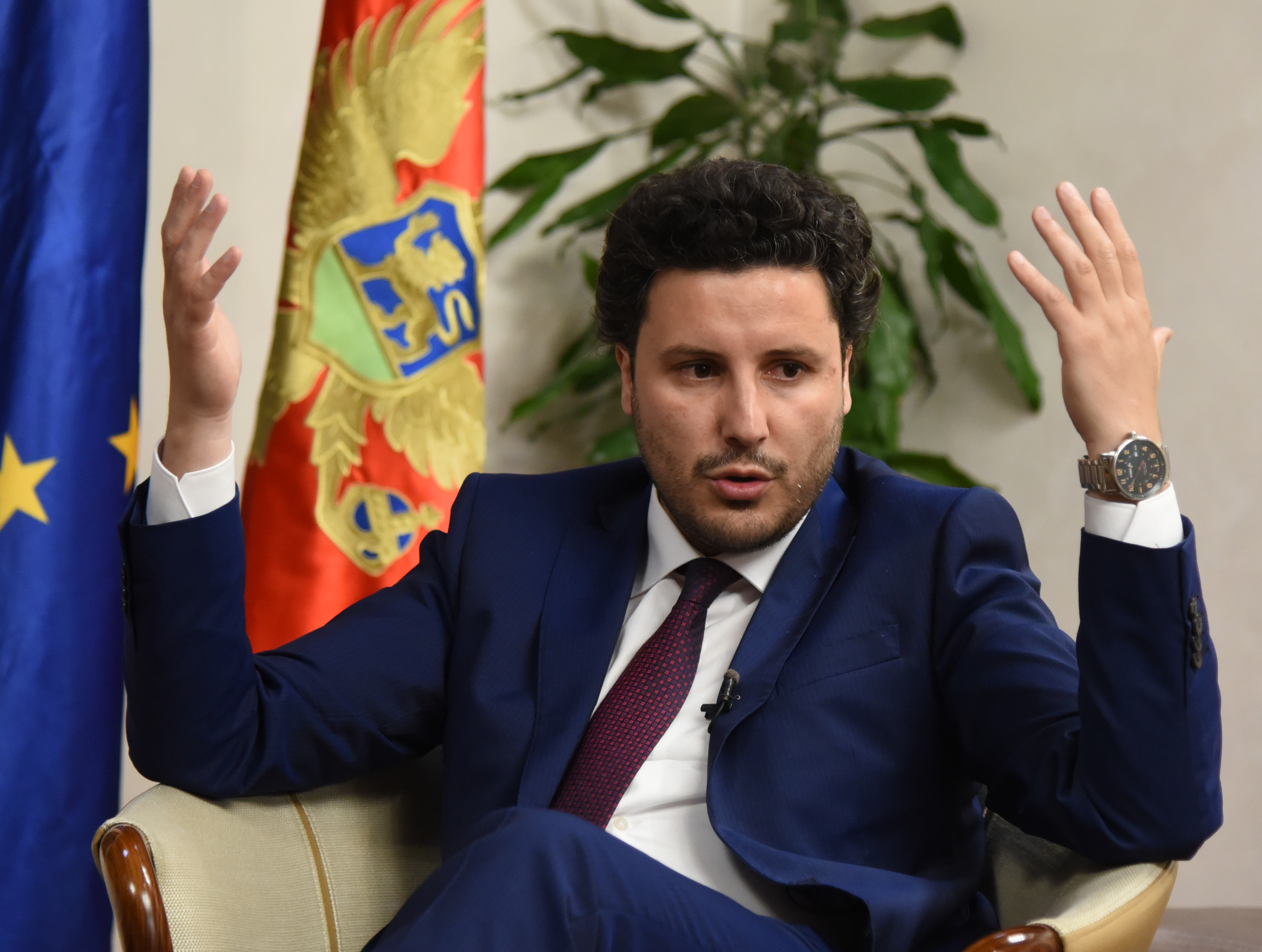 Podogorica 01.06.2022. Dritan Abazović, intervju Foto: Luka Zeković