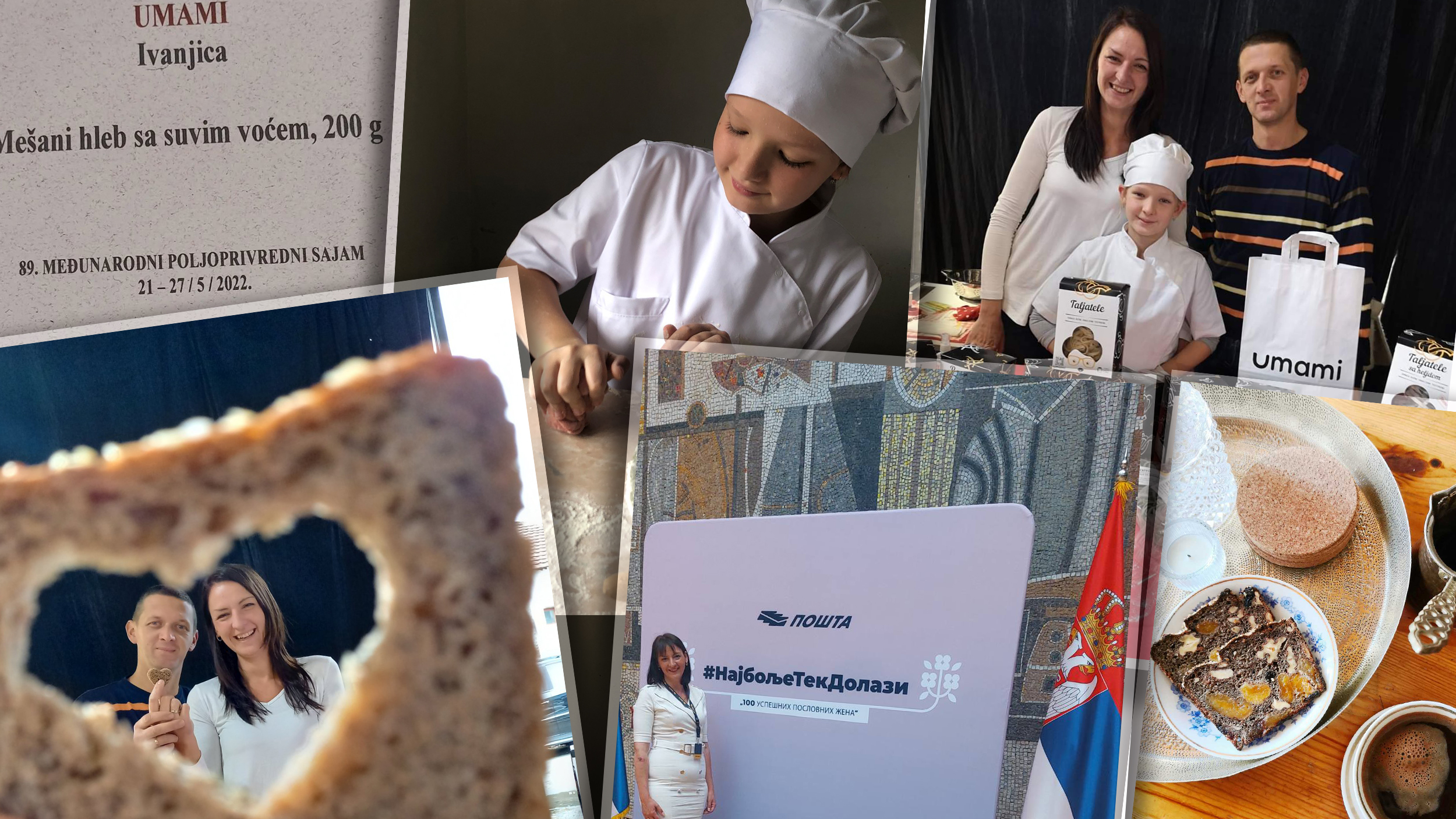 Marina i Dejan Ocokoljić iz Ivanjice mese slatki hleb