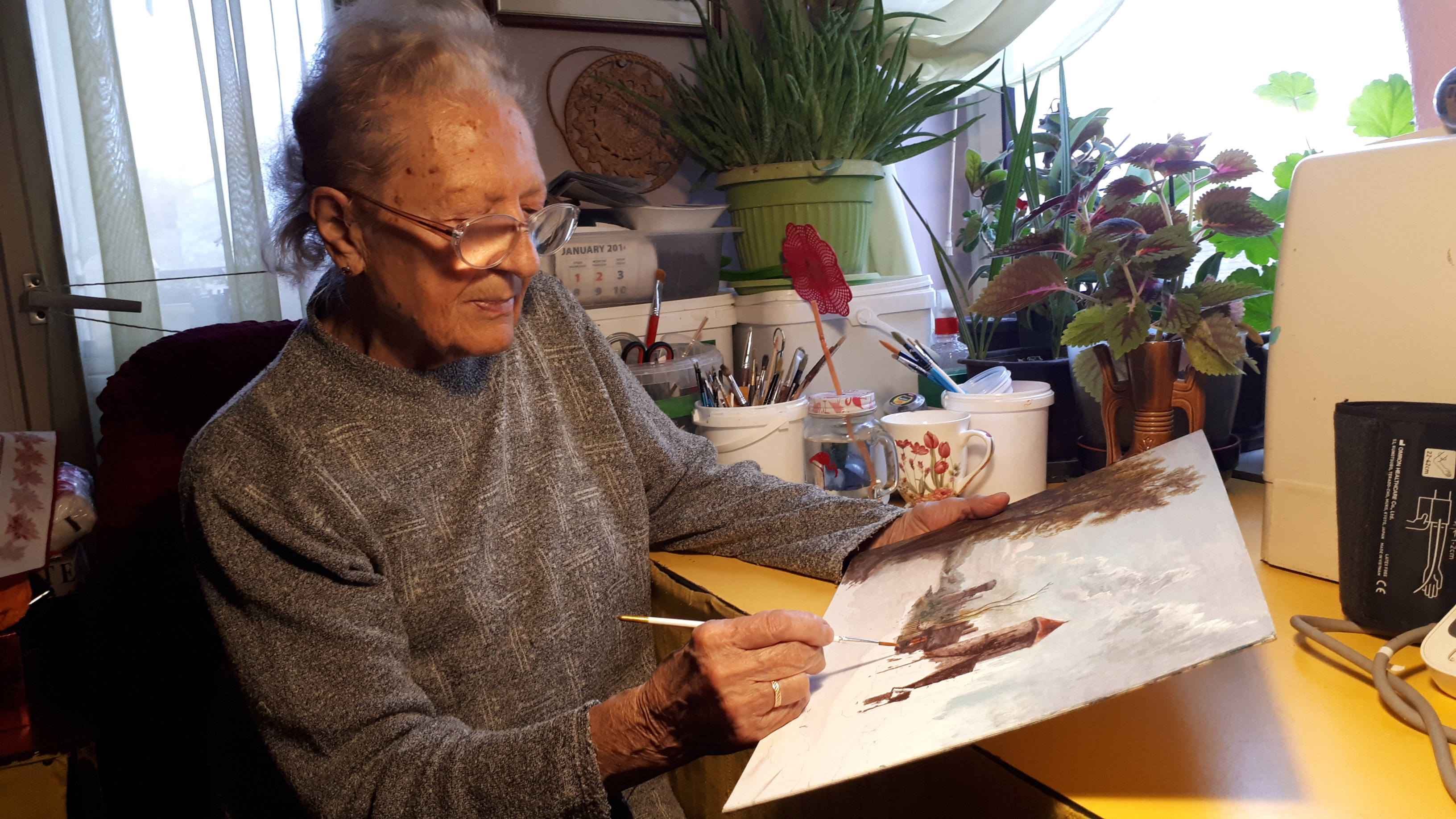 za tekst o Nišlijki koja slika i roni i u devetoj deceniji