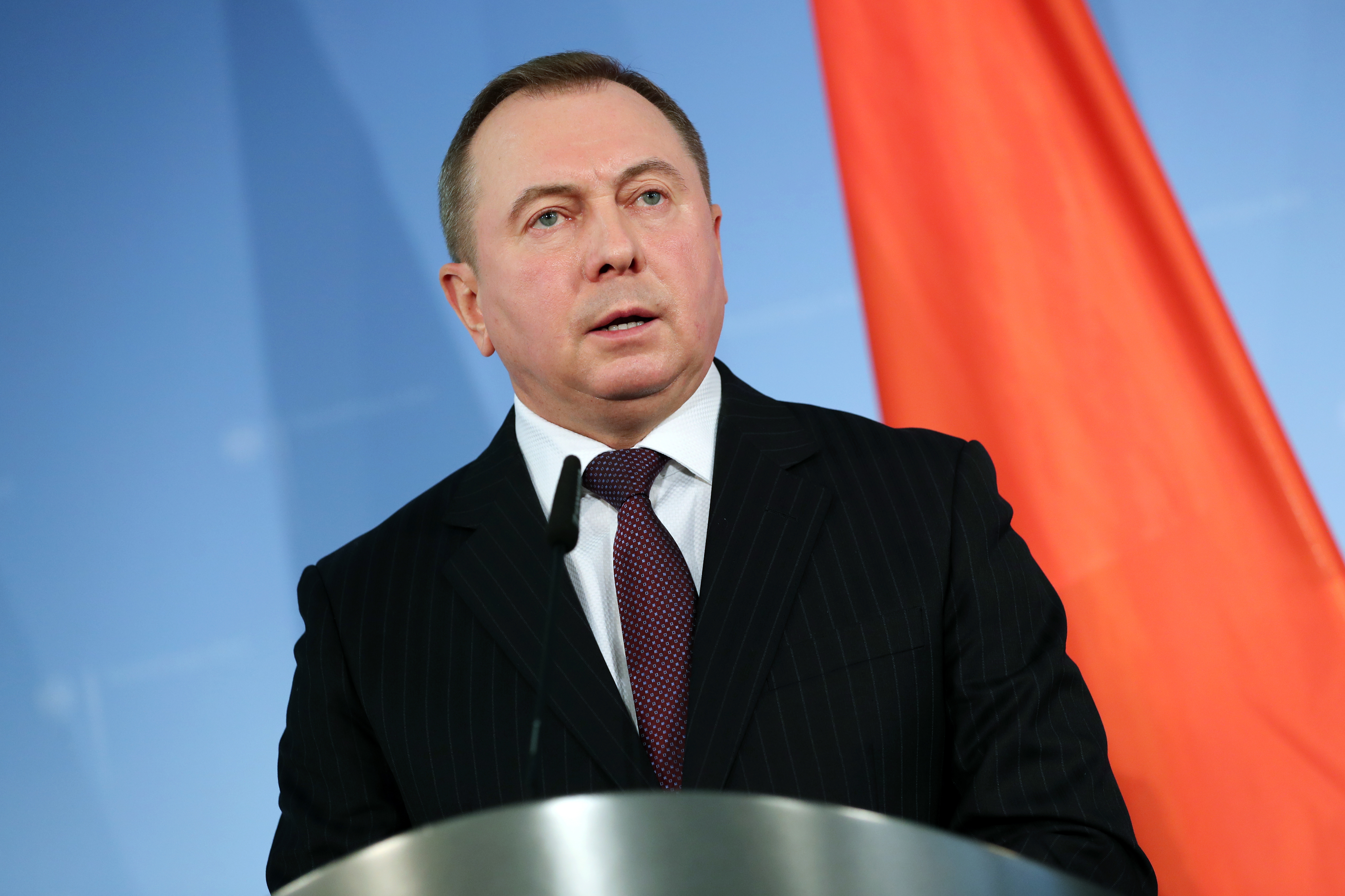 Belarusian Foreign Minister Makei in Berlin