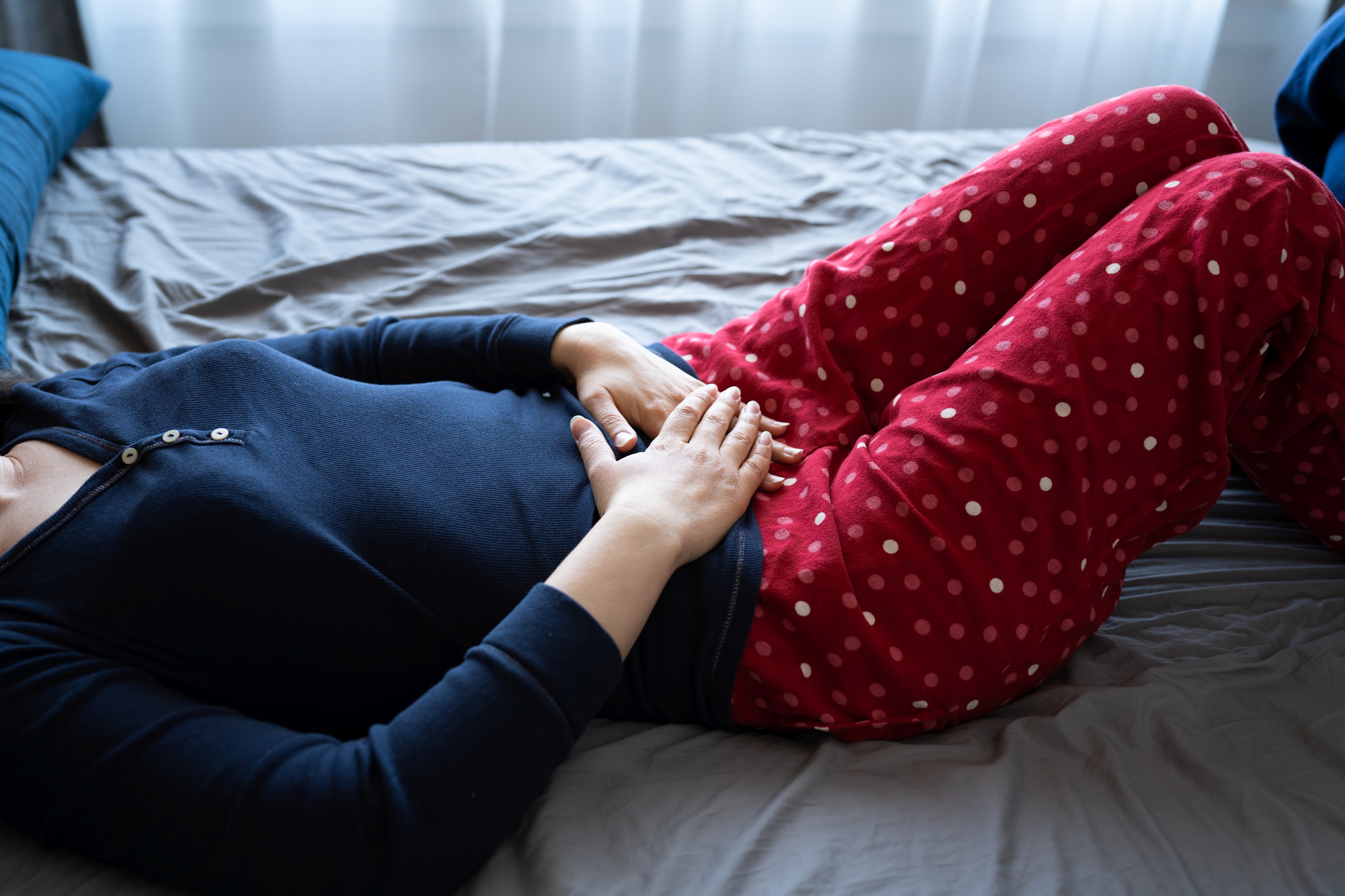 Woman With Stomach Pain And Ache From Indigestion,Image: 623531508, License: Royalty-free, Restrictions: , Model Release: yes, Credit line: Andriy Popov / Panthermedia / Profimedia