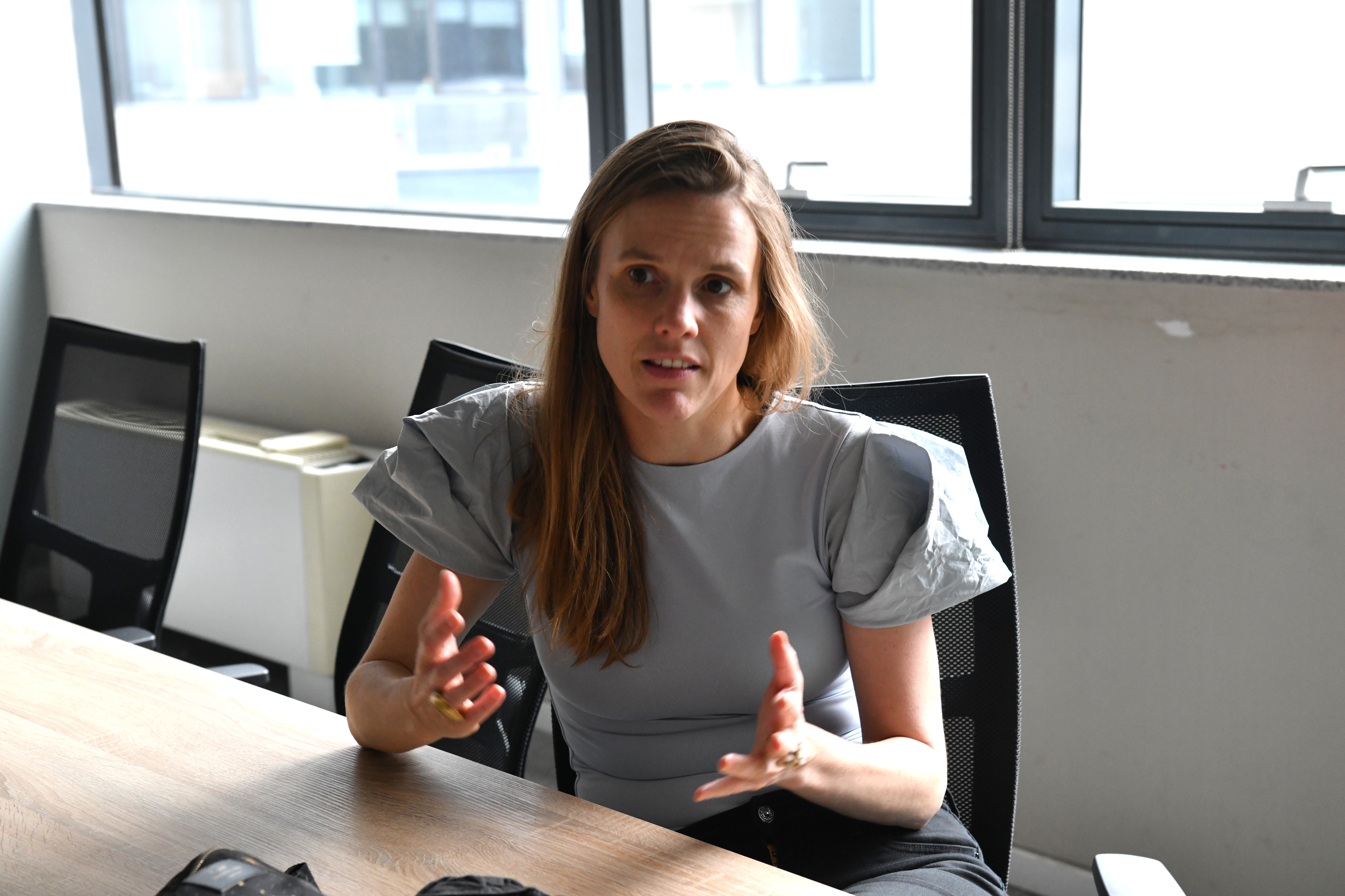 Beograd, 17.09.2022. Teri Rajndke, Theresa Reintke, Terry Reintke, Evroposlanica, članica Evropskog parlamenta Foto: Tamara Marković/Nova.rs