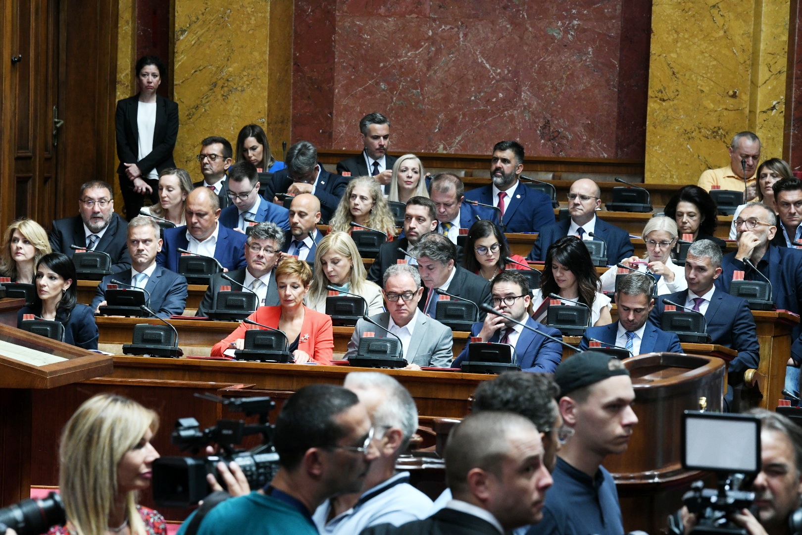 Beograd, 01.08.2022. Skupština, dom narodne skupstine konstituitivna sednica novog saziva parlamenta opozicija Foto: Vesna Lalić/Nova.rs