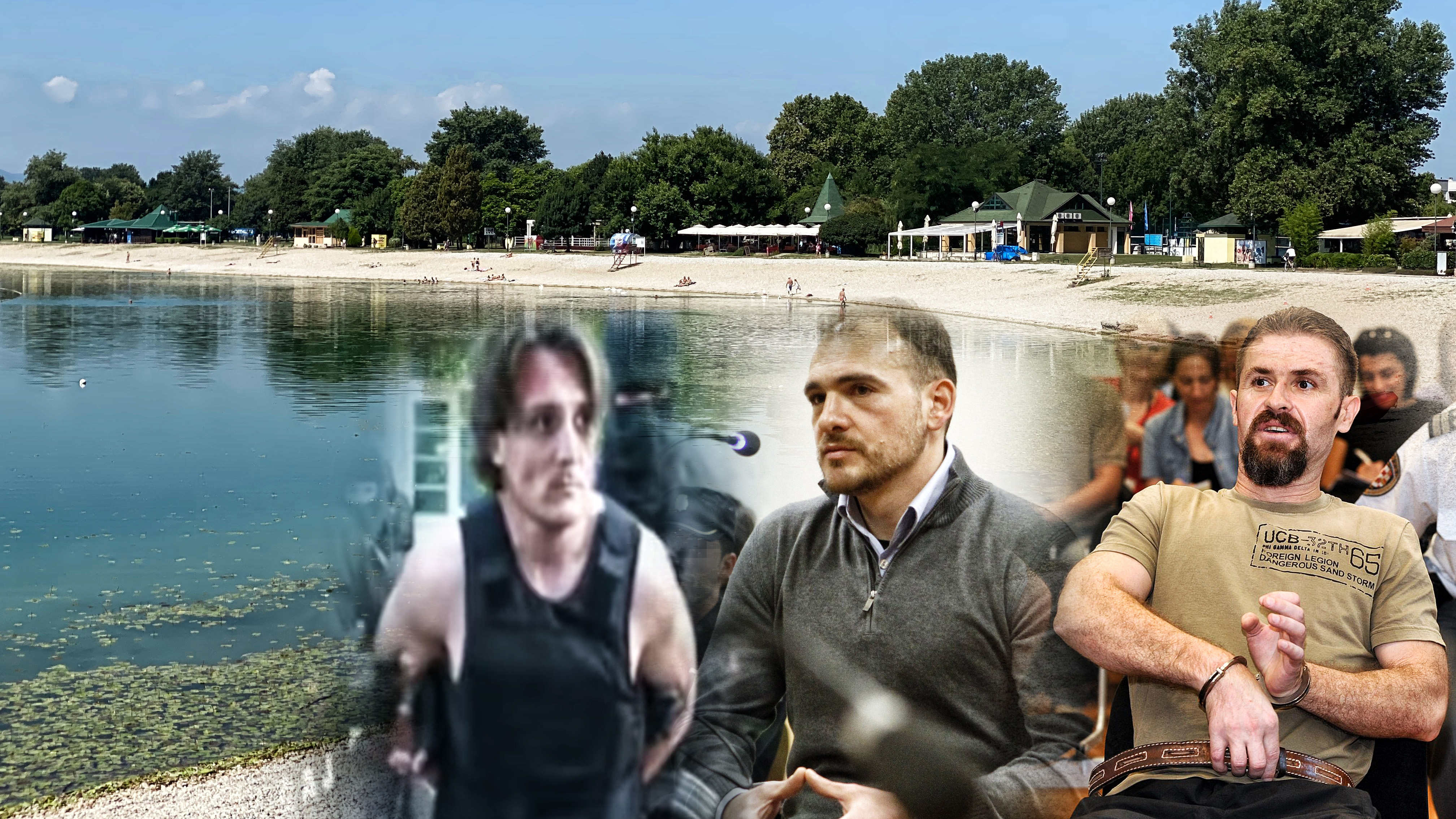 Jarun beach or bathing place small Jarun lake during summer, Zagreb - Croatia Luka Bojović, sretko Kalinić i Miloš Simović
naslov: Krvavi piknik na jezeru u Zagrebu doveo do rascepa klana: Ovako je počeo pao Luke Bojovića