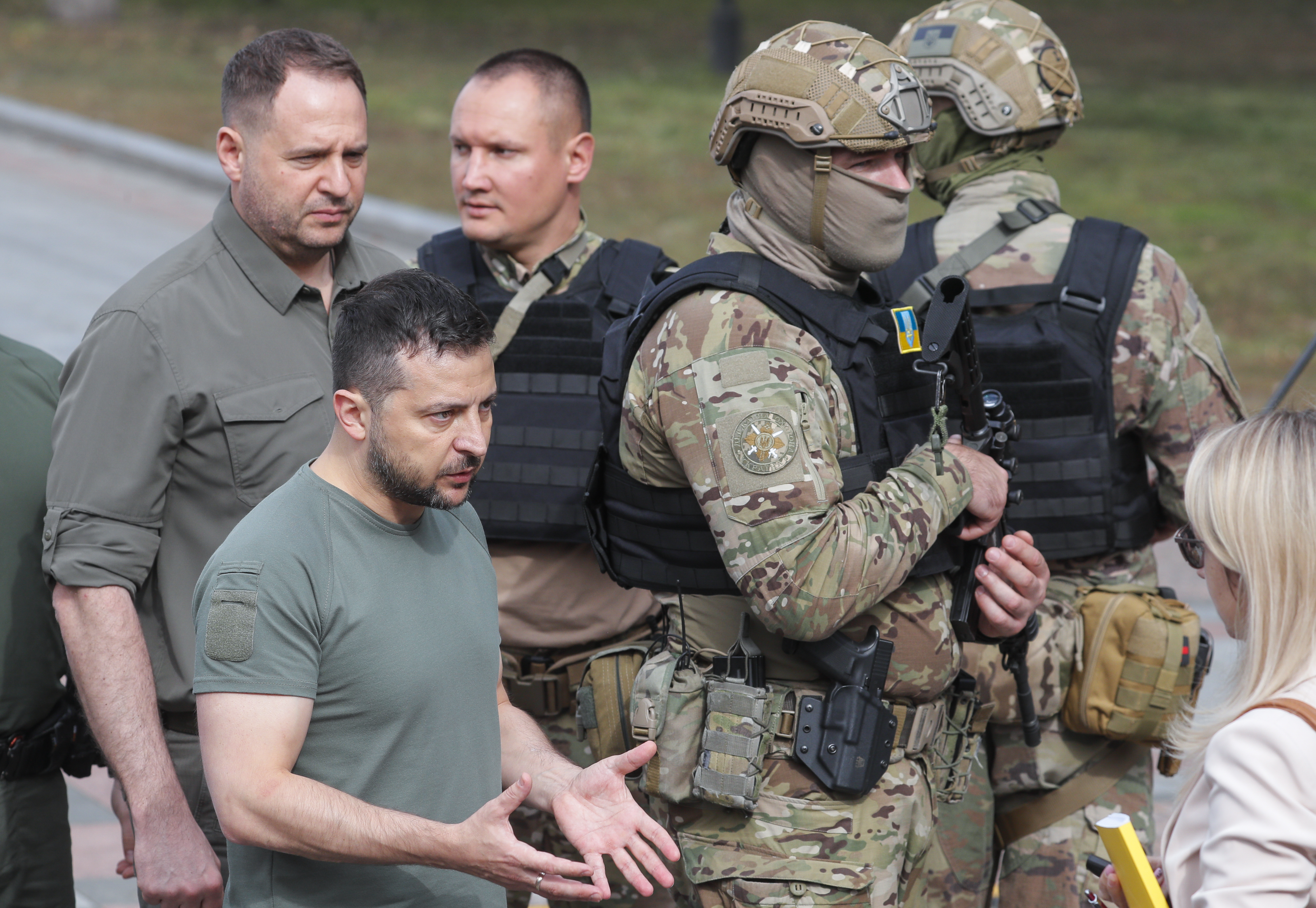 President of the Republic of Latvia Egils Levits and the Polish Prime Minister Mateusz Morawiecki visit Ukraine