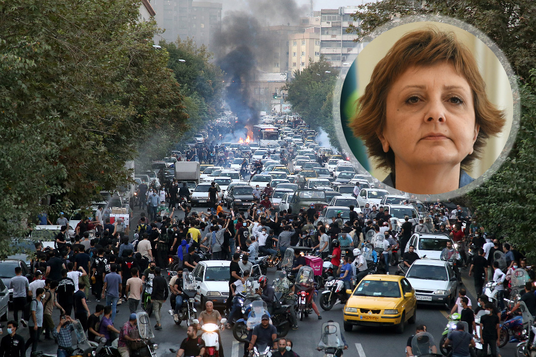 Protest in Iran following Mahsa Amini's death