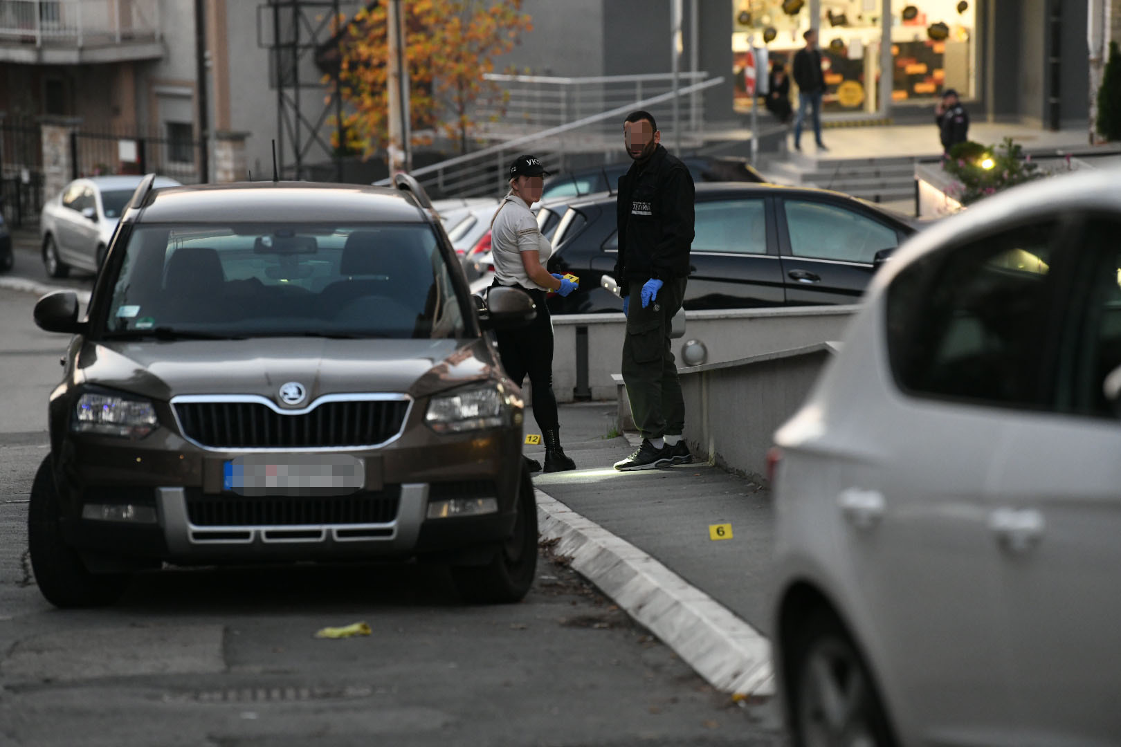 Beograd 09. novembar 2022. Pucnjava na Banovom Brdu ugao Zrmanjske i Pozeske policija uvidjaj Foto:Vesna Lalić/Nova.rs