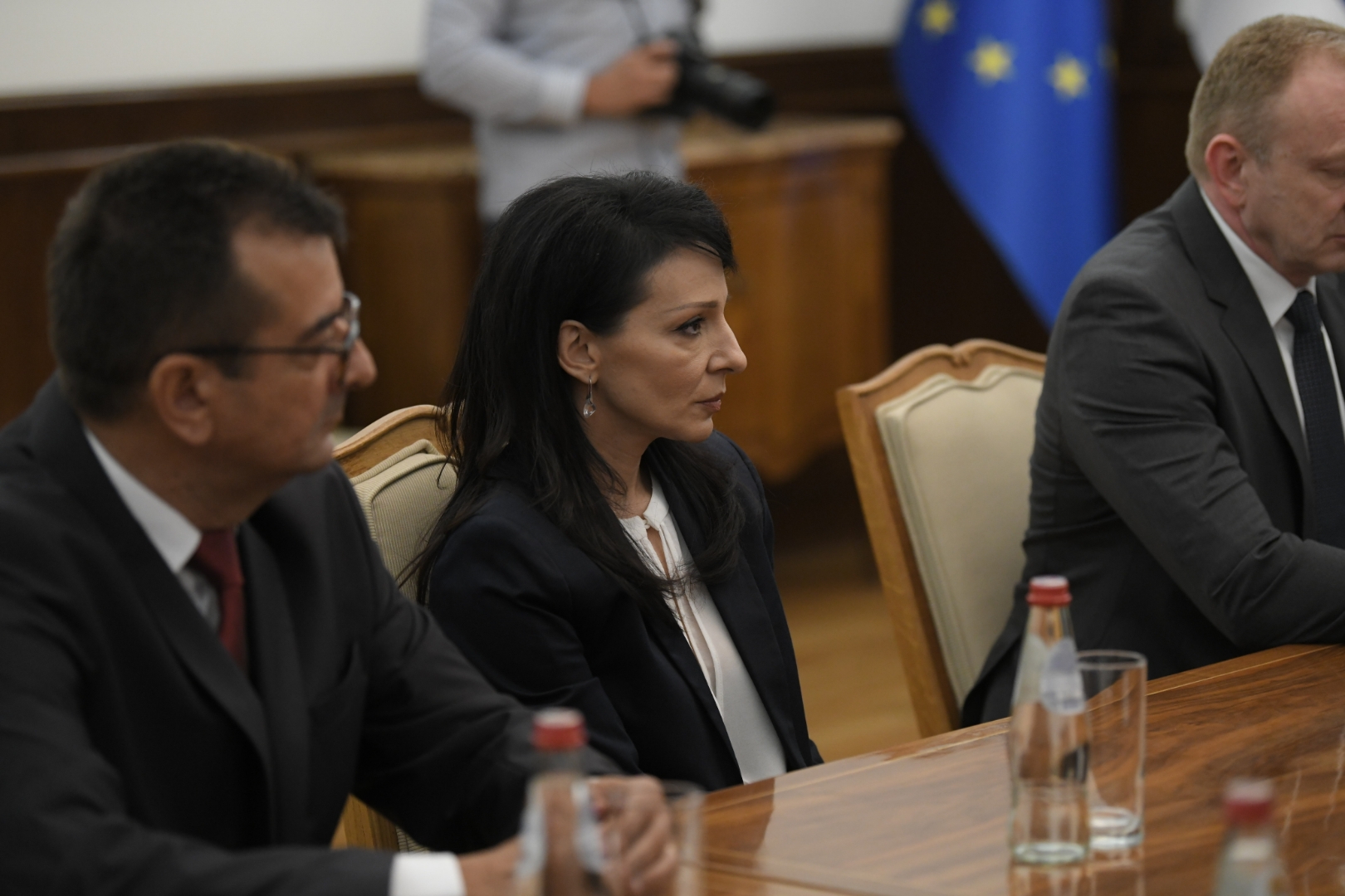 Beograd 18. jul 2022. Konsultacije o kandidatu za predsednika Vlade predstavnike predstavnike izborne liste Marinike Tepic - Ujedinjeni za pobedu Srbije Foto:Dragan Mujan/Nova.rs