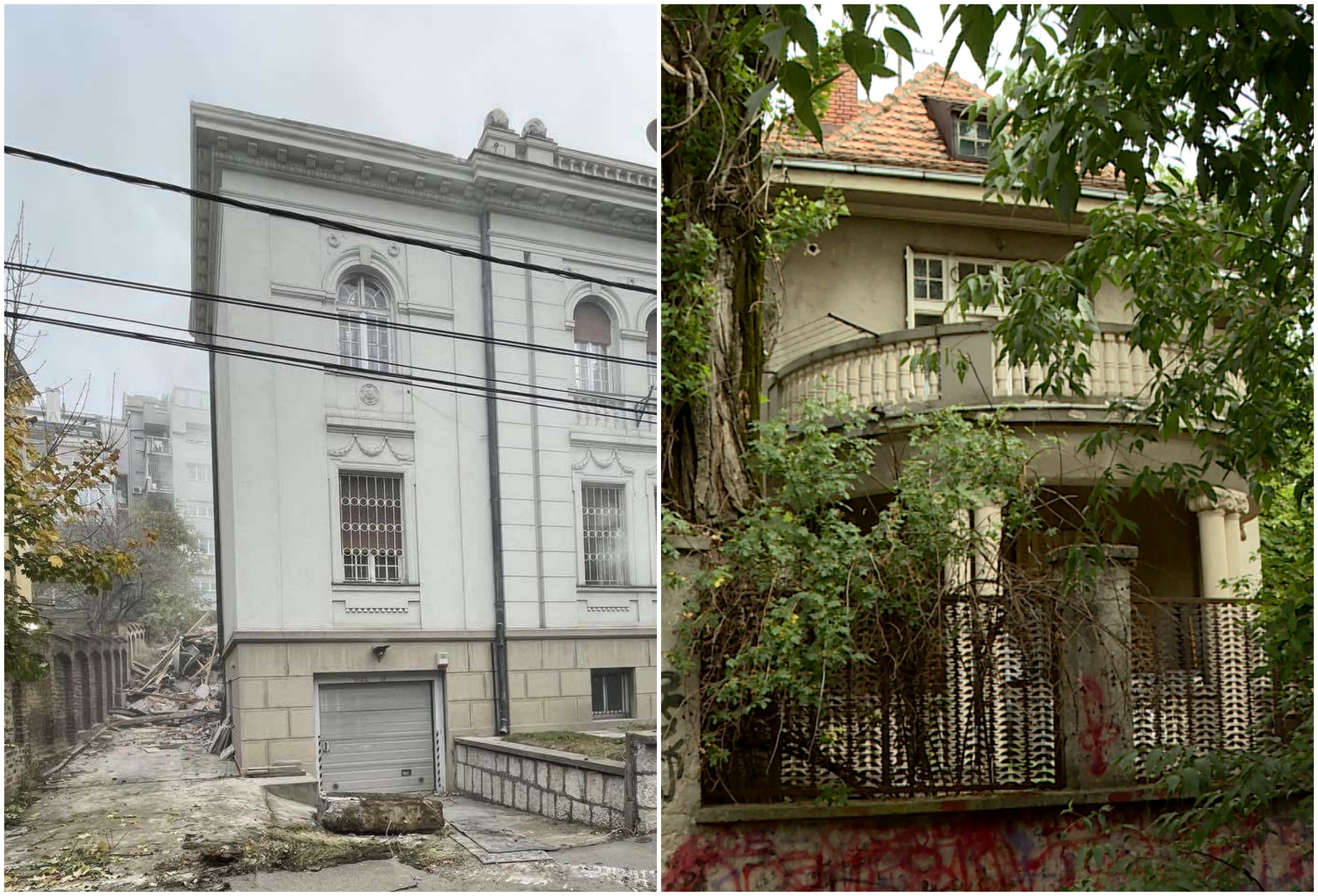 rušenje vila,
Internacionalnih Brigada, 
Hadzi Milentijeva