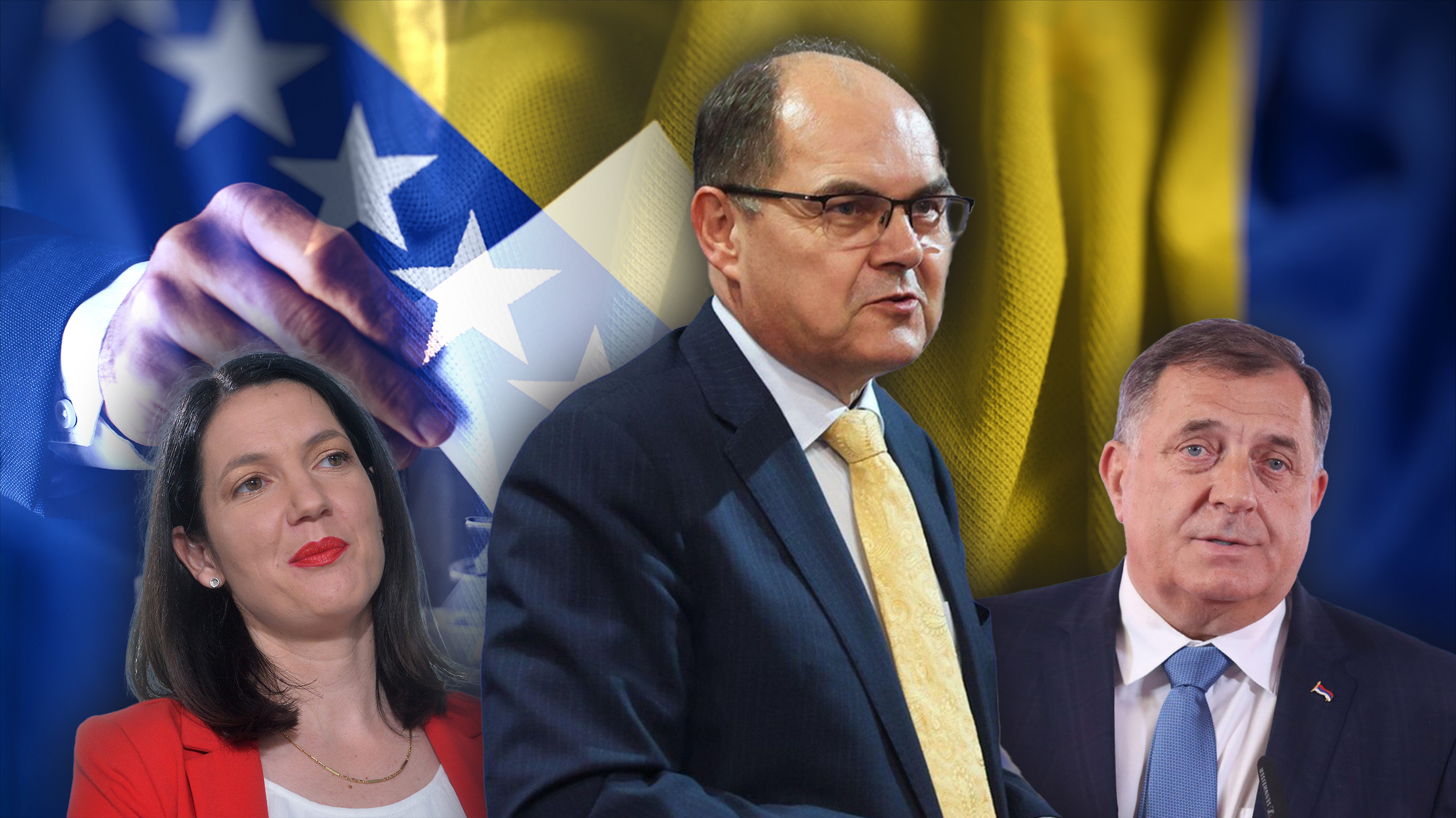 Šmit, Trivić, Dodik, Izbori BIH