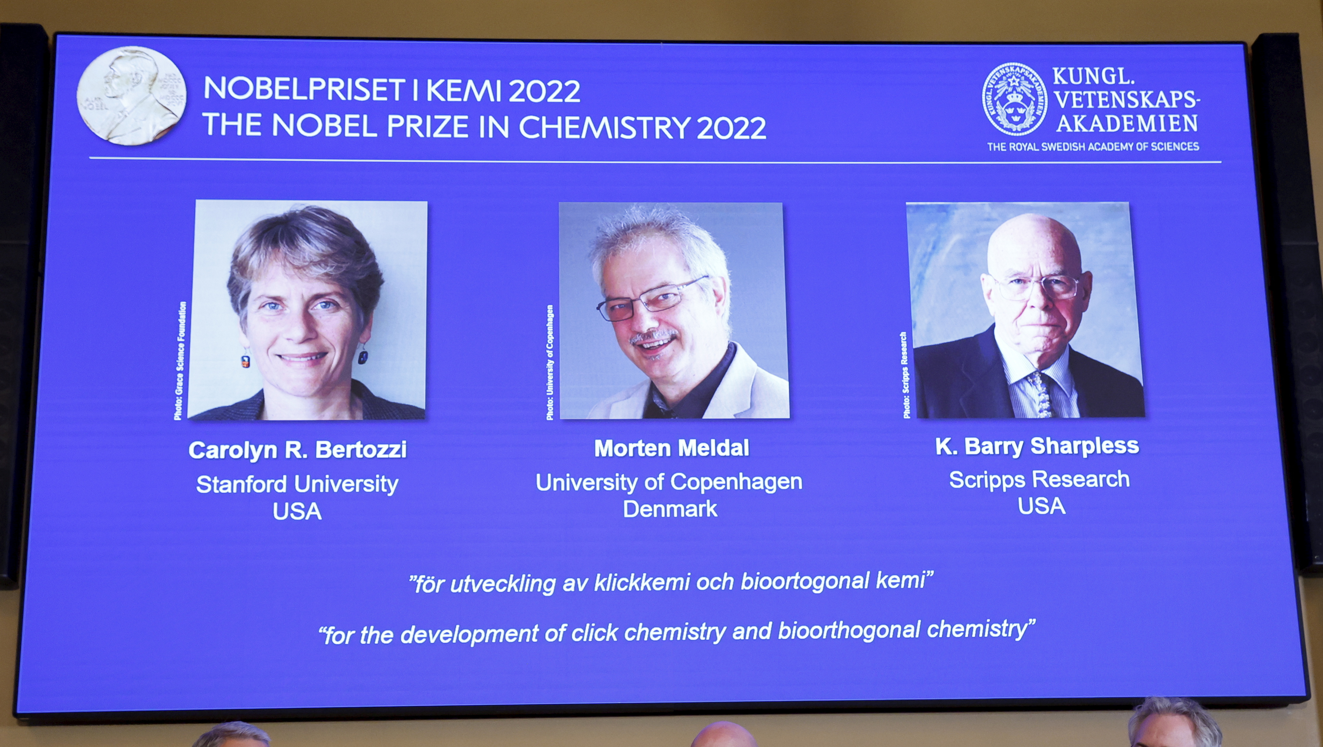 Sweden Nobel Prize Chemistry