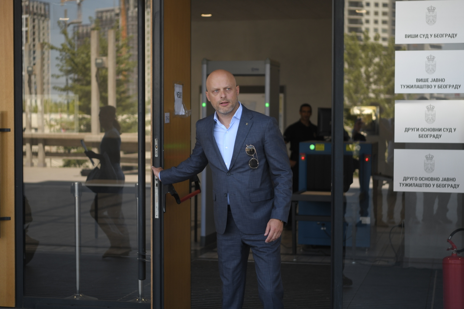 Beograd 22. jul 2022. Advokati nakon izricanja presude Zoranu Marjanovicu Foto:Dragan Mujan/Nova.rs