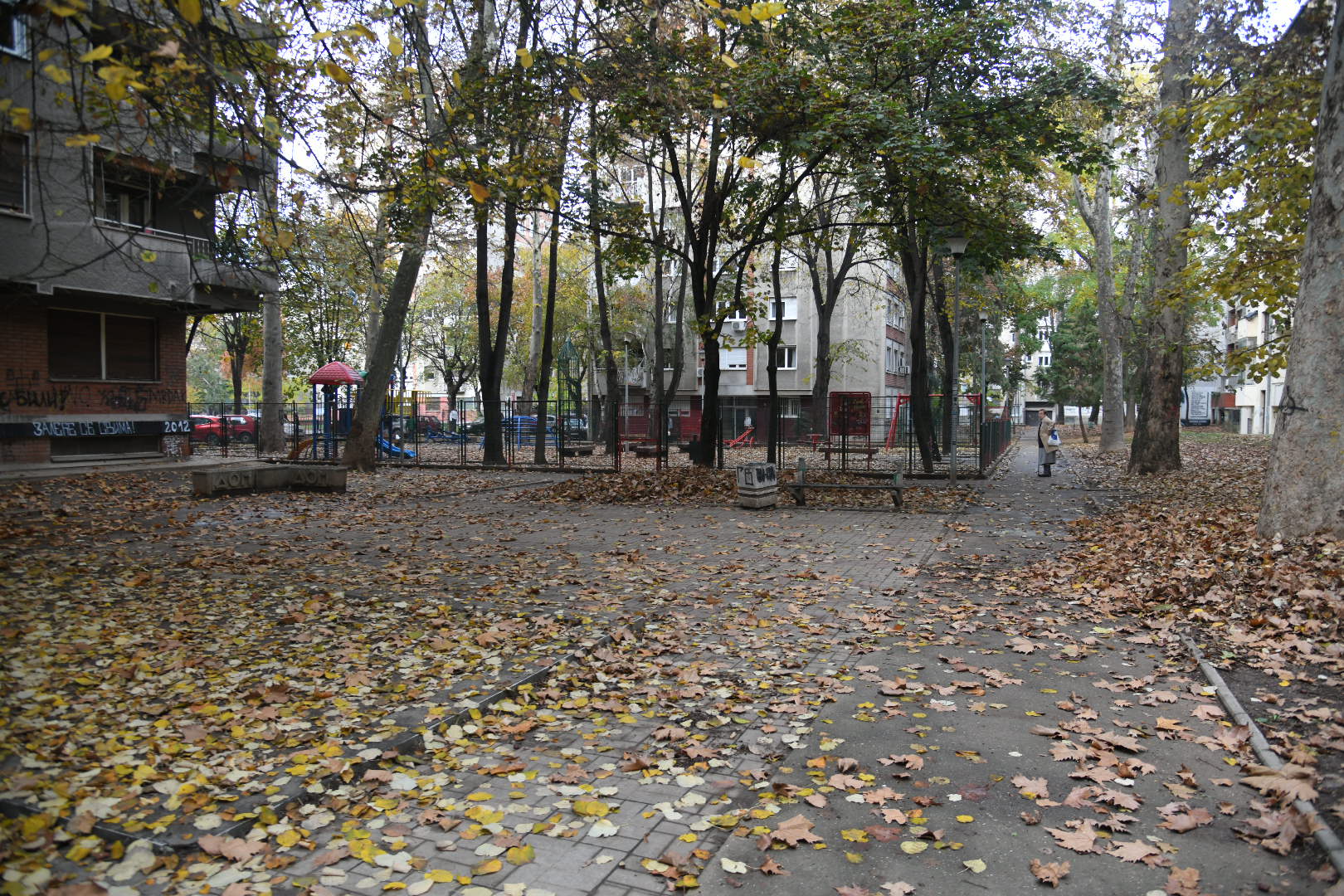 Beograd 17.11.2022. Crveni park, parkić, vračar Slikao Nemanja Jovanovic