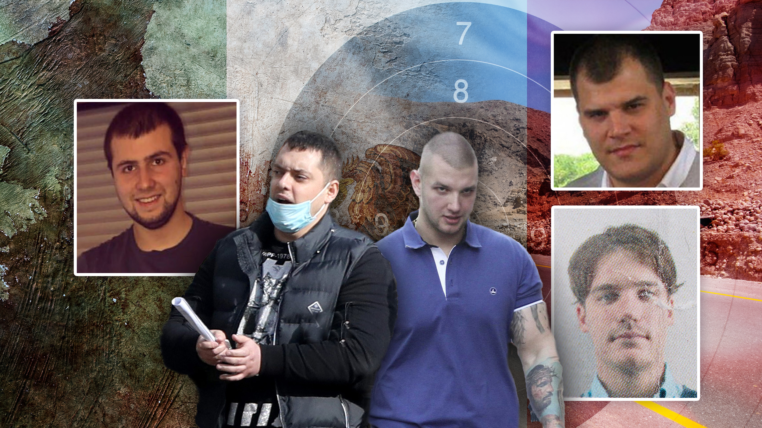 Ljubomir Marković, Lazar Vukićević, goran mihajlović, nikola mitić
veljko belivuk, Marko miljković, Meksiko u Beogradu