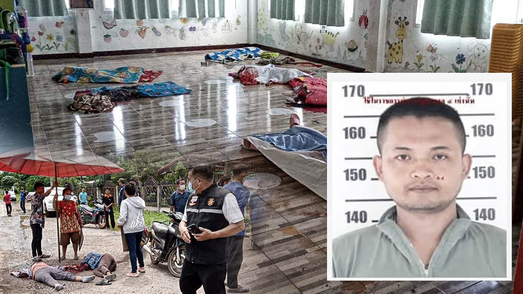 Gunman kills at least 20   people including children at nursery in Thailand