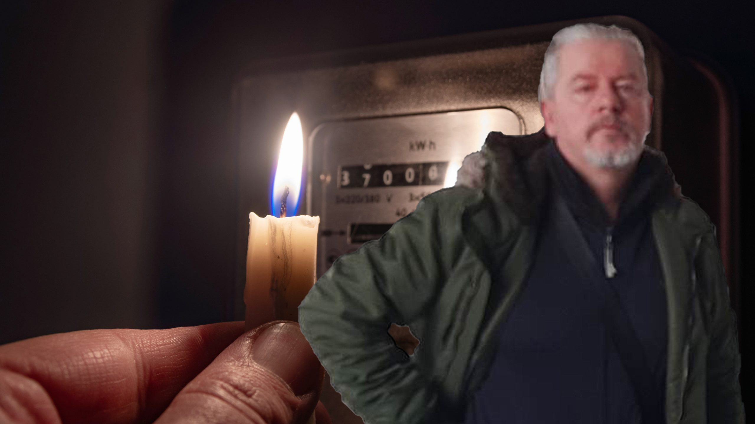 ELEKTRODISTRIBUCIJA SRBIJE PROTEST, čovek koji tri dana živi bez struje, kombo Foto: Shutterstock/Nova.rs