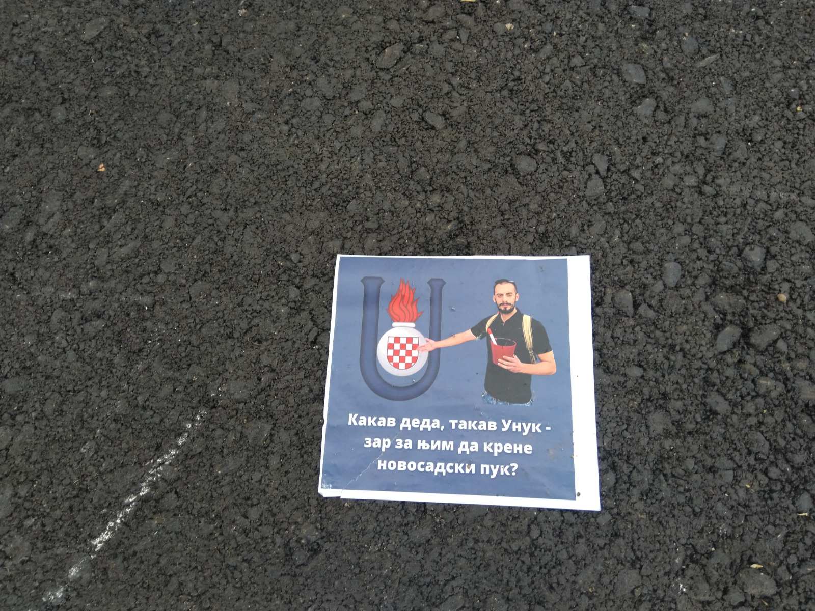 poster Brajan pretnje Novi Sad