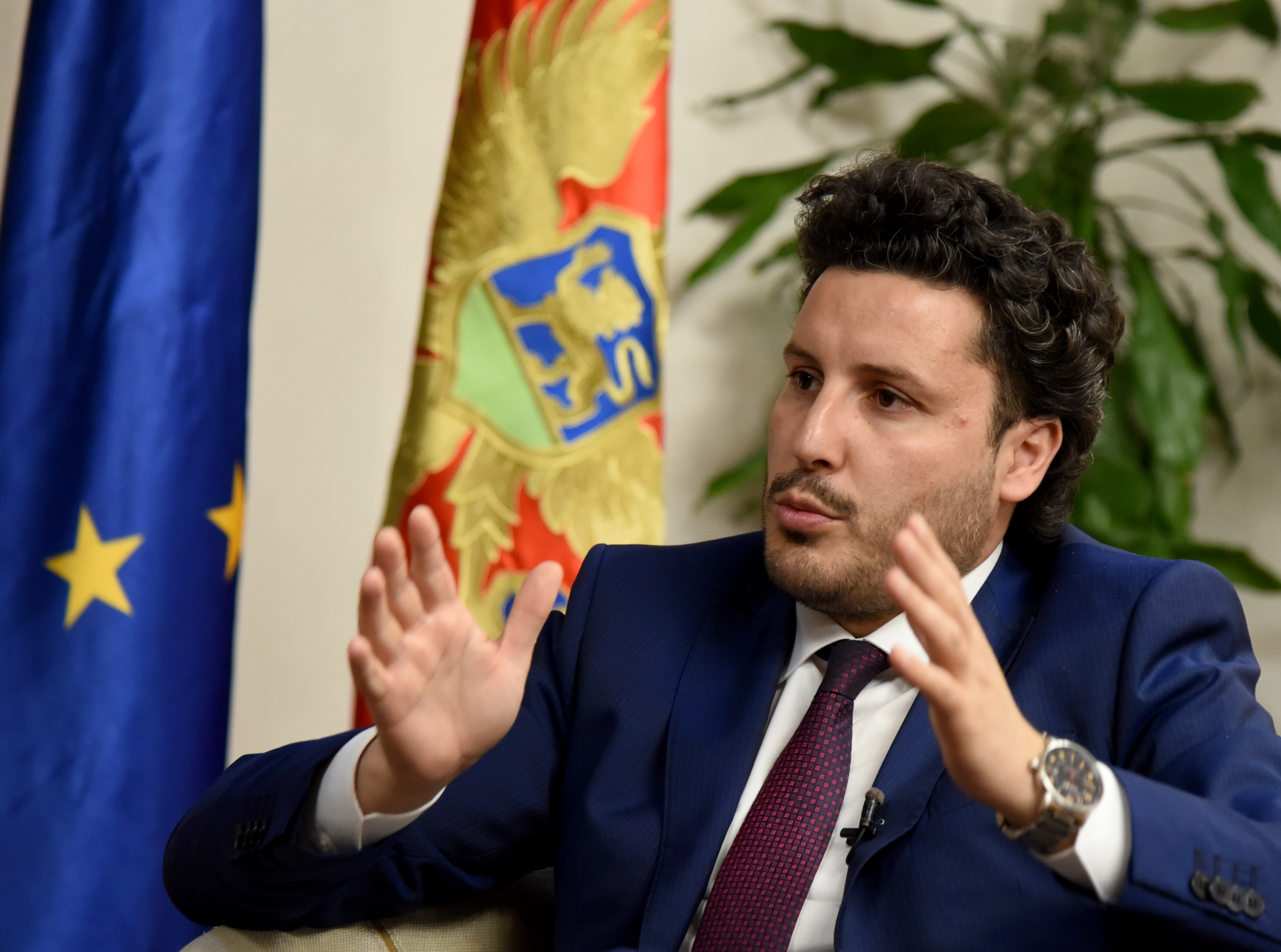 Podogorica 01.06.2022. Dritan Abazović, intervju Foto: Luka Zeković