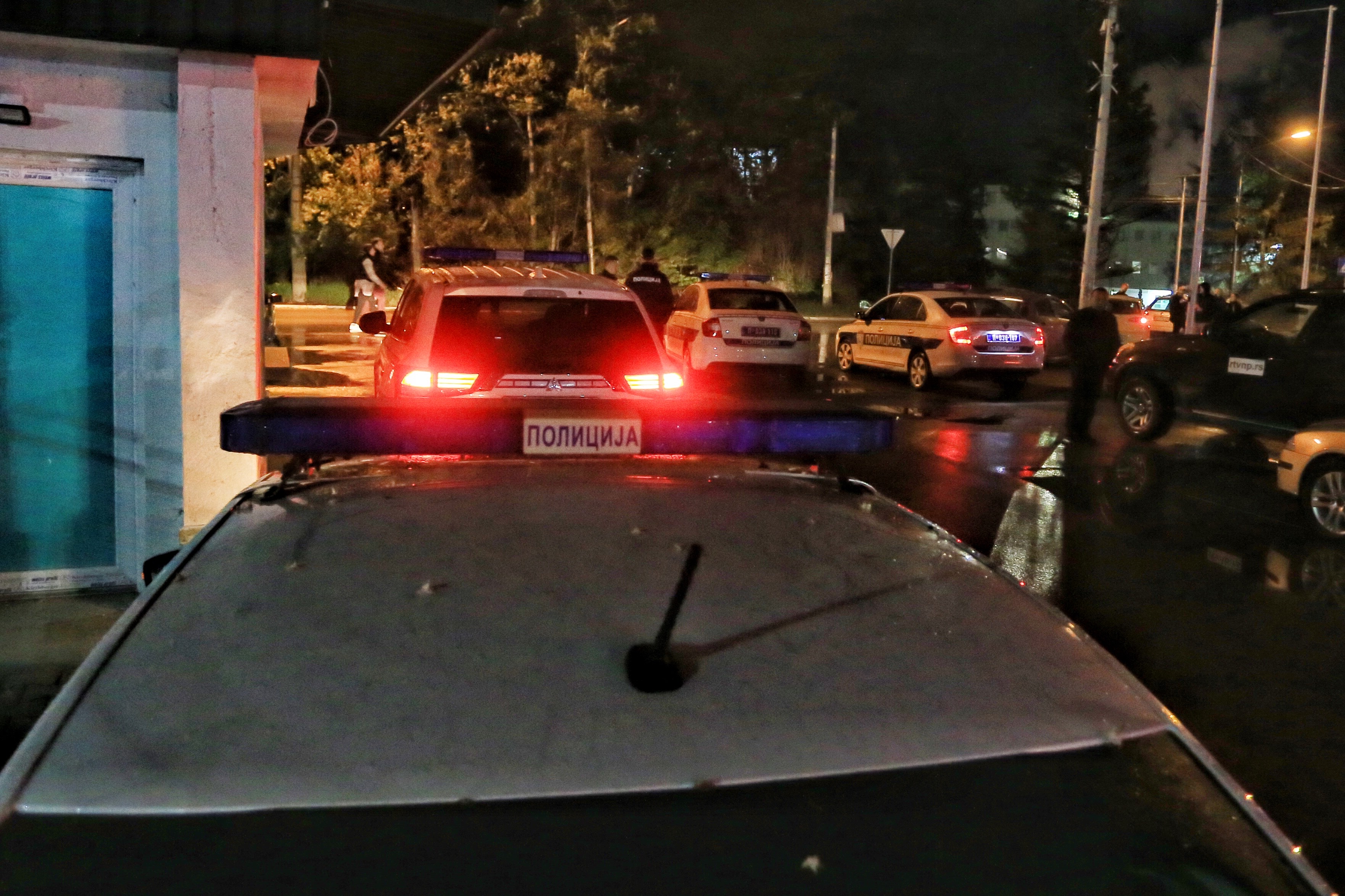 Novi Pazar 10.05.2022. Incident ispred Internacionalnog univerziteta u Novom Pazaru, IUNP, policija Foto: Irfan Ličina/Nova.rs