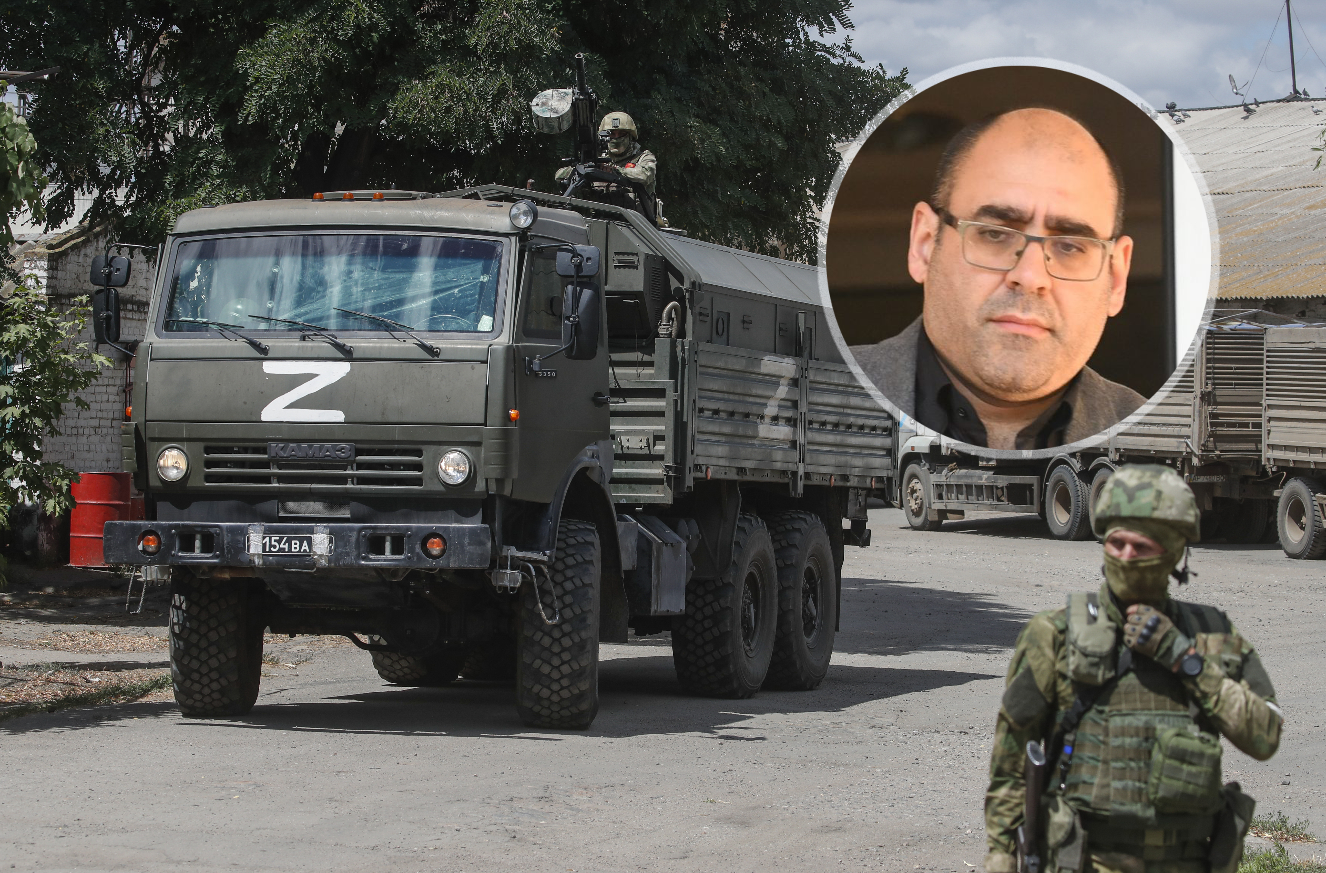 Ruska vojska, Đuka kombo, Vladimir Đukanović Harvesting and grain storage facilities in Melitopol, southern Ukraine