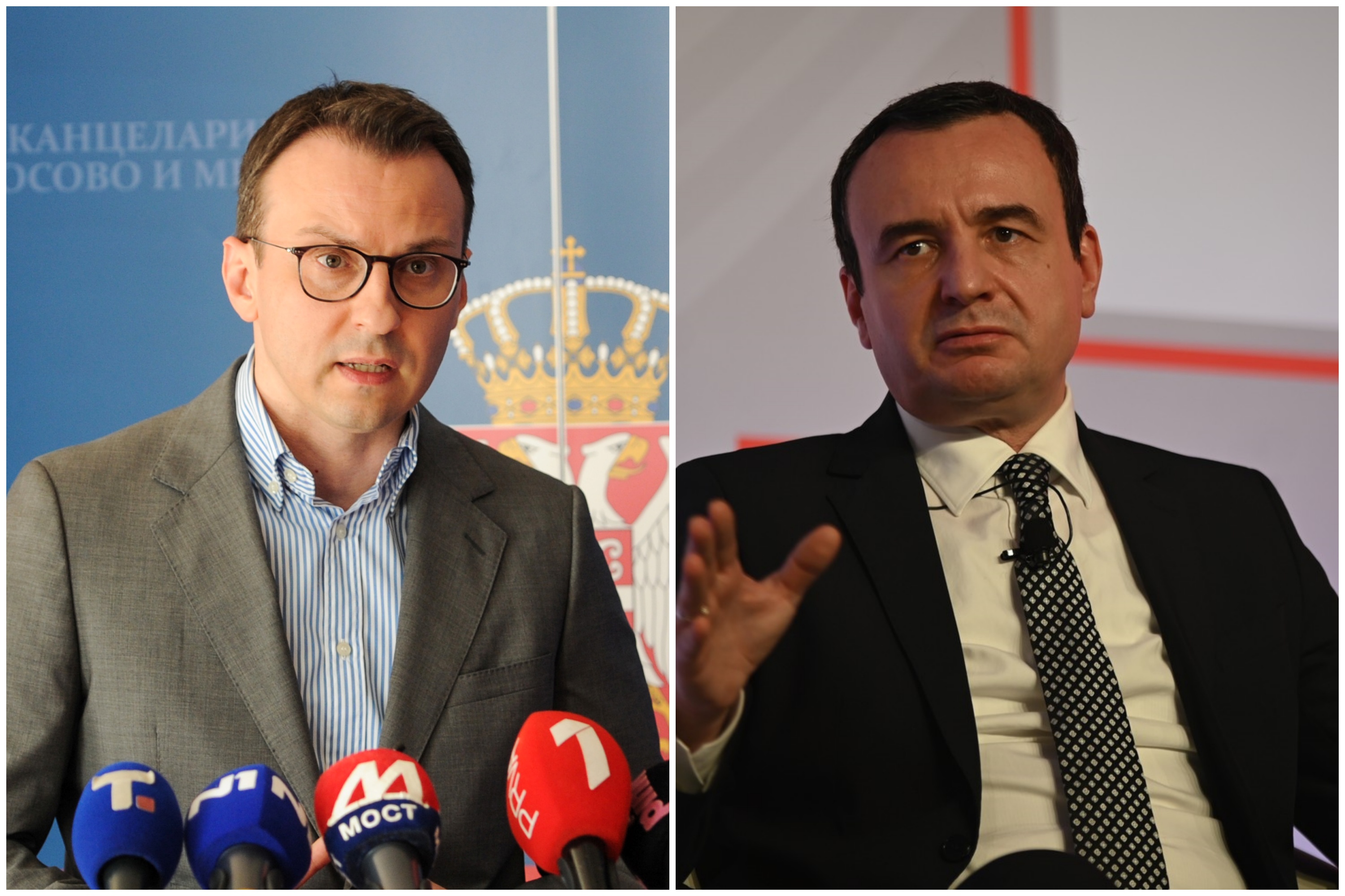 Petar Petković i Aljbin Kurti, kombo Foto: TANJUG/ TARA RADOVANOVIC/Dimitrios Karvountzis / Zuma Press / Profimedia