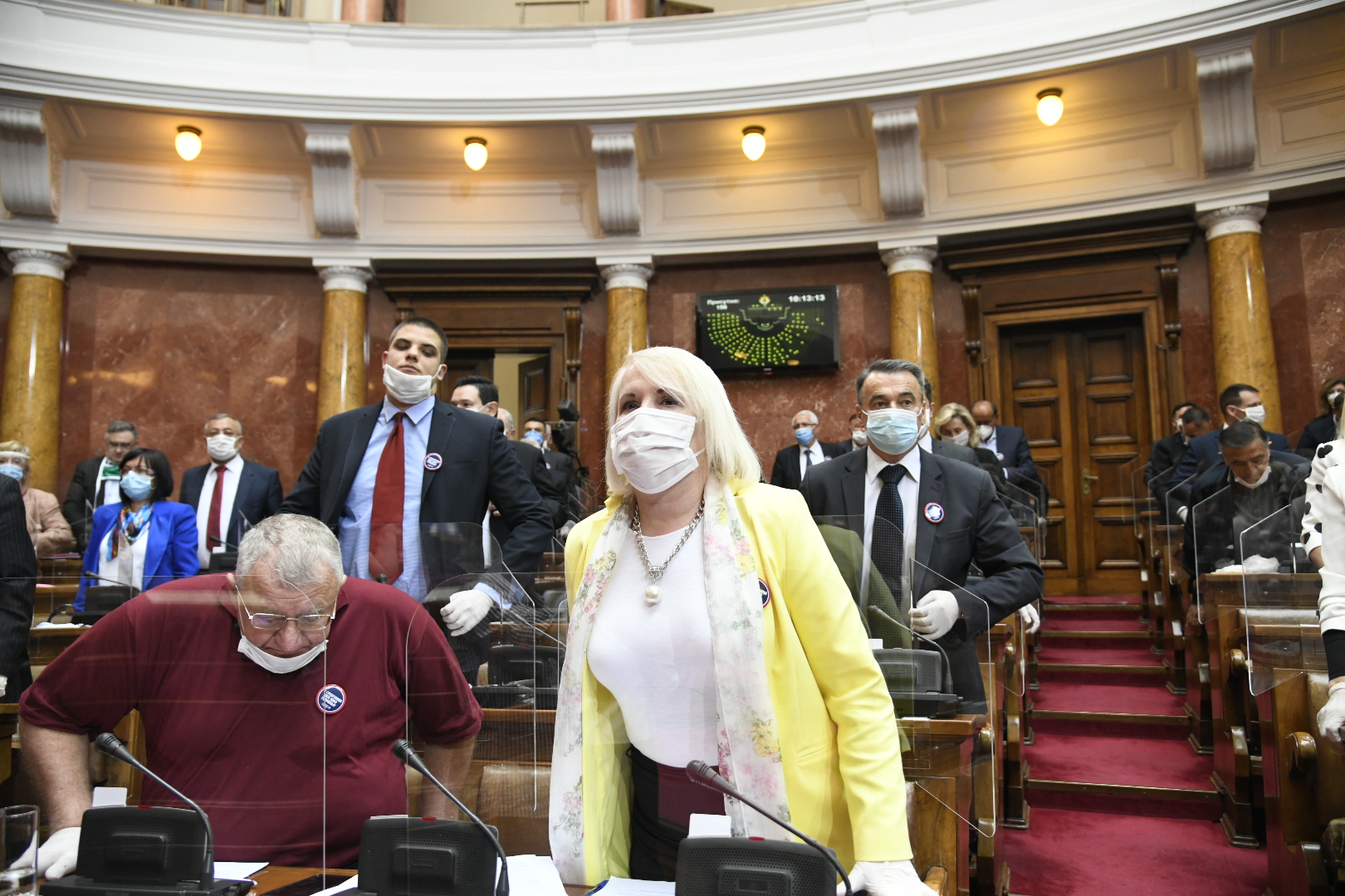 28.04.2020. Beograd, Skupstina Srbije, zasedanje skupstine, korona, koronavirus, prvo zasedanje u toku korone, Foto: Nemanja Jovanović/Nova.rs