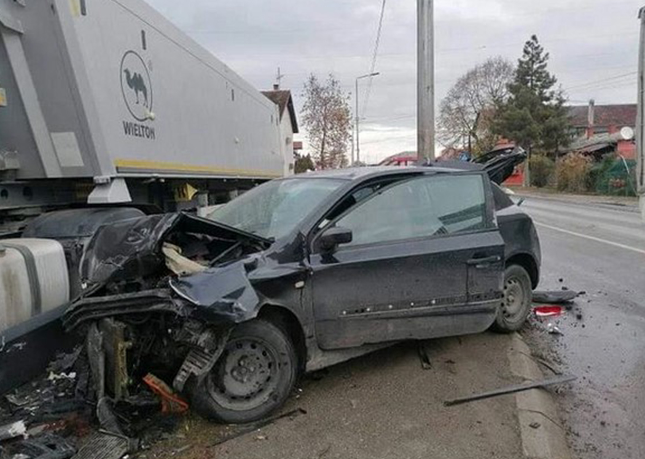 Ub, Saobraćajna nezgoda koja se dogodila danas poslepodne na obilaznici u Ubu