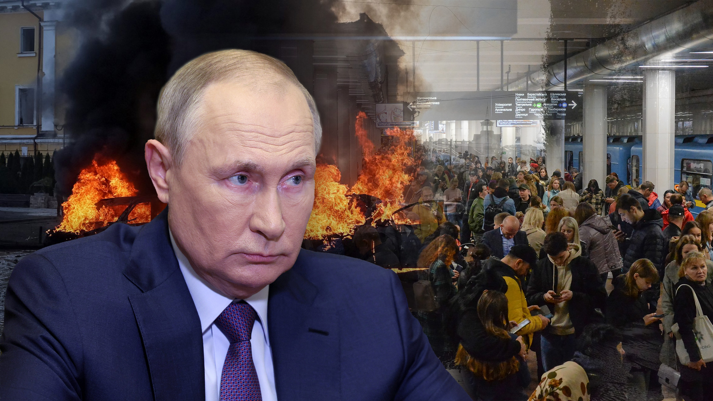 Vladimir Putin, Ukrajina, Kijev, Eksplozija, Uplašeni ljudi,