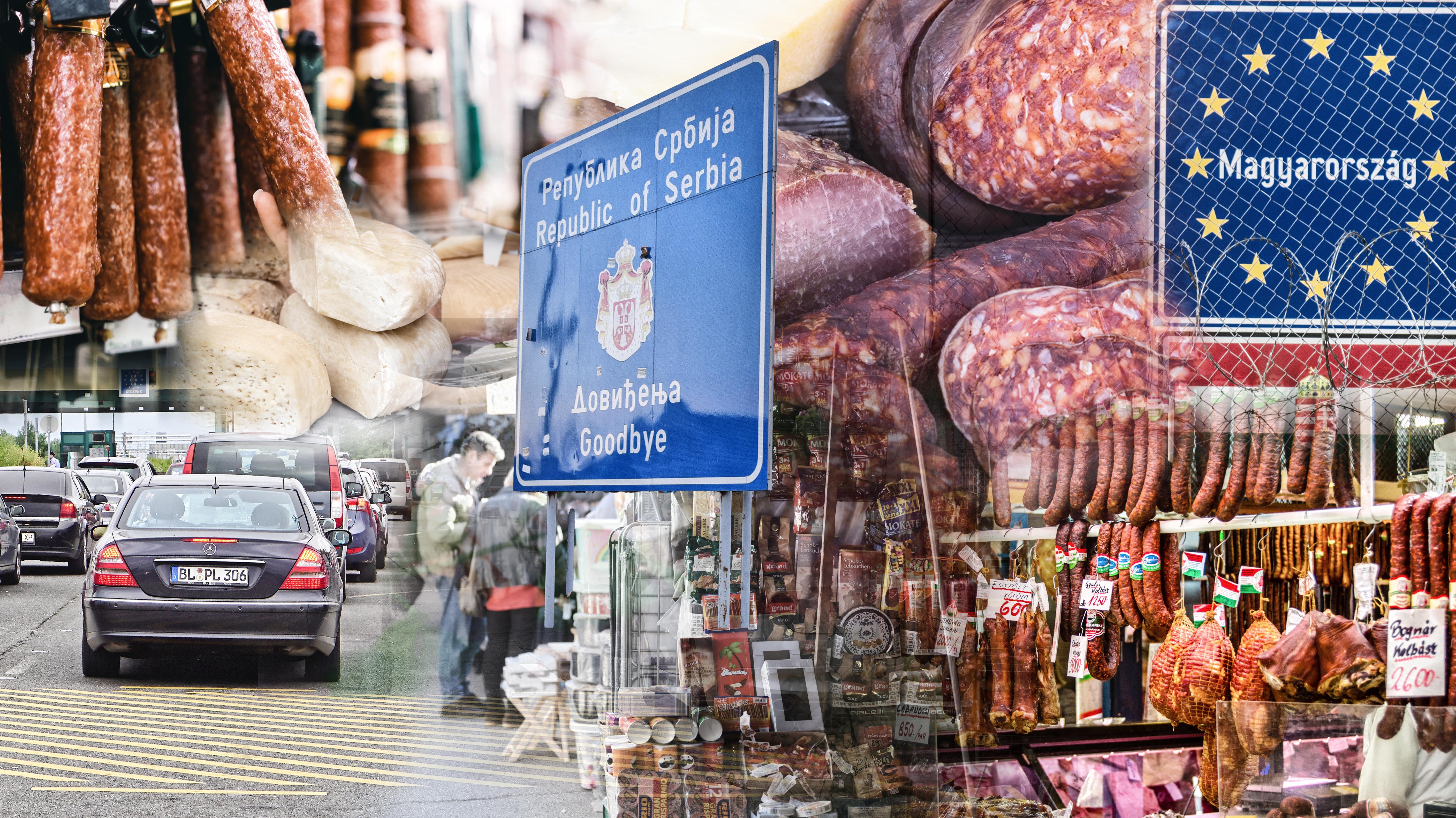 Migrants gather at Serbian-Hungarian border