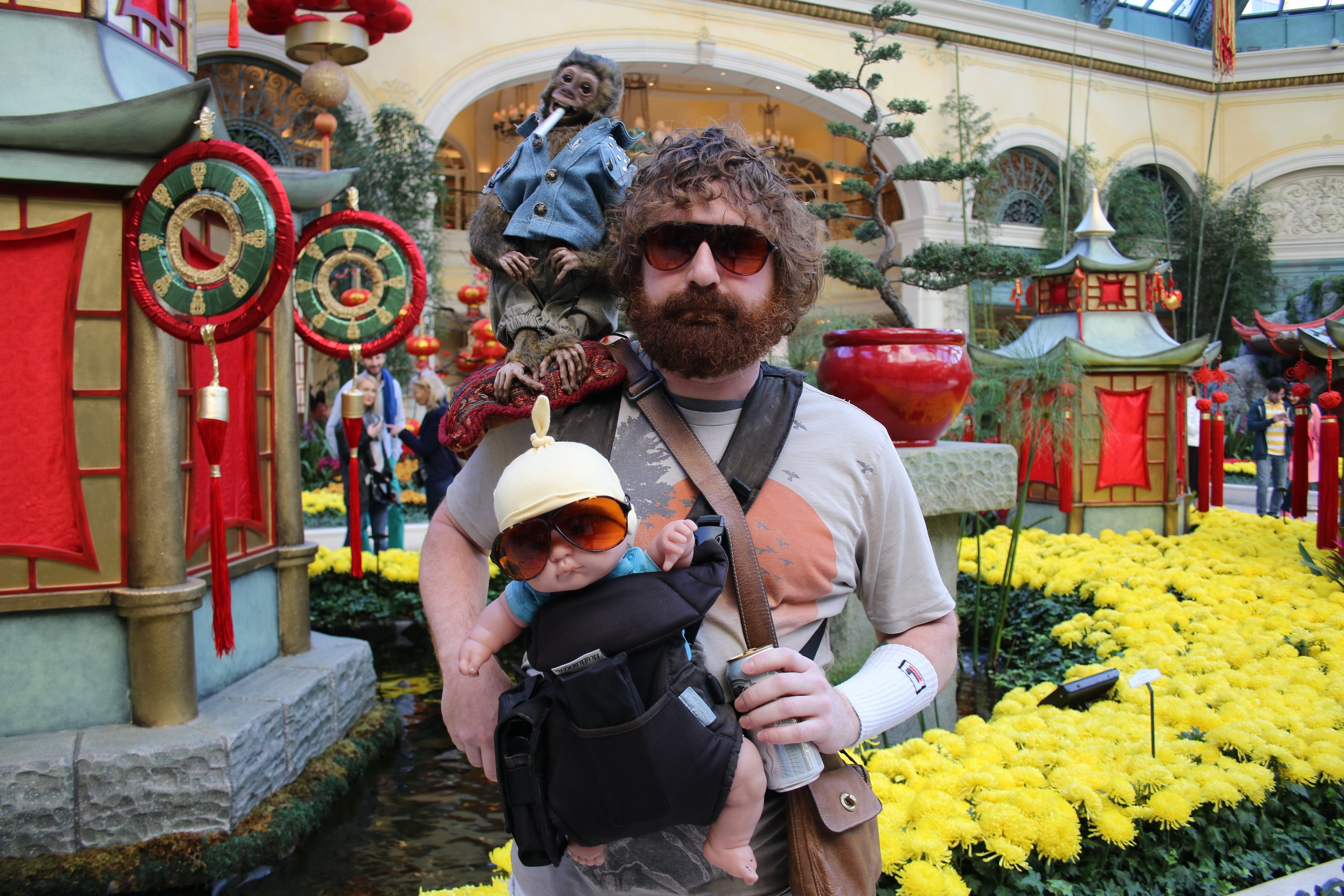 Once he was living the real life Hangover in Las Vegas as an Alan Garner impersonator - now he has used those performance skills to become a real actor starring in Hollywood films