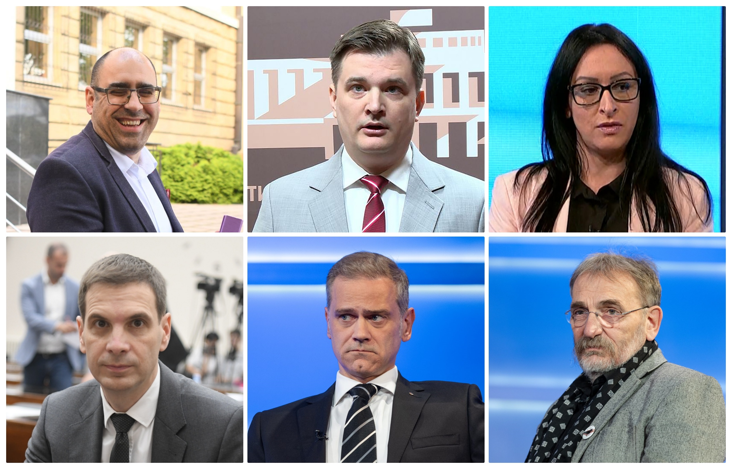 Vladimir Đukanović, Milenko Jovanov, Jelena Žarić Kovačević, Miloš Jovanović, Borko Stefanović i Siniša Kovačević