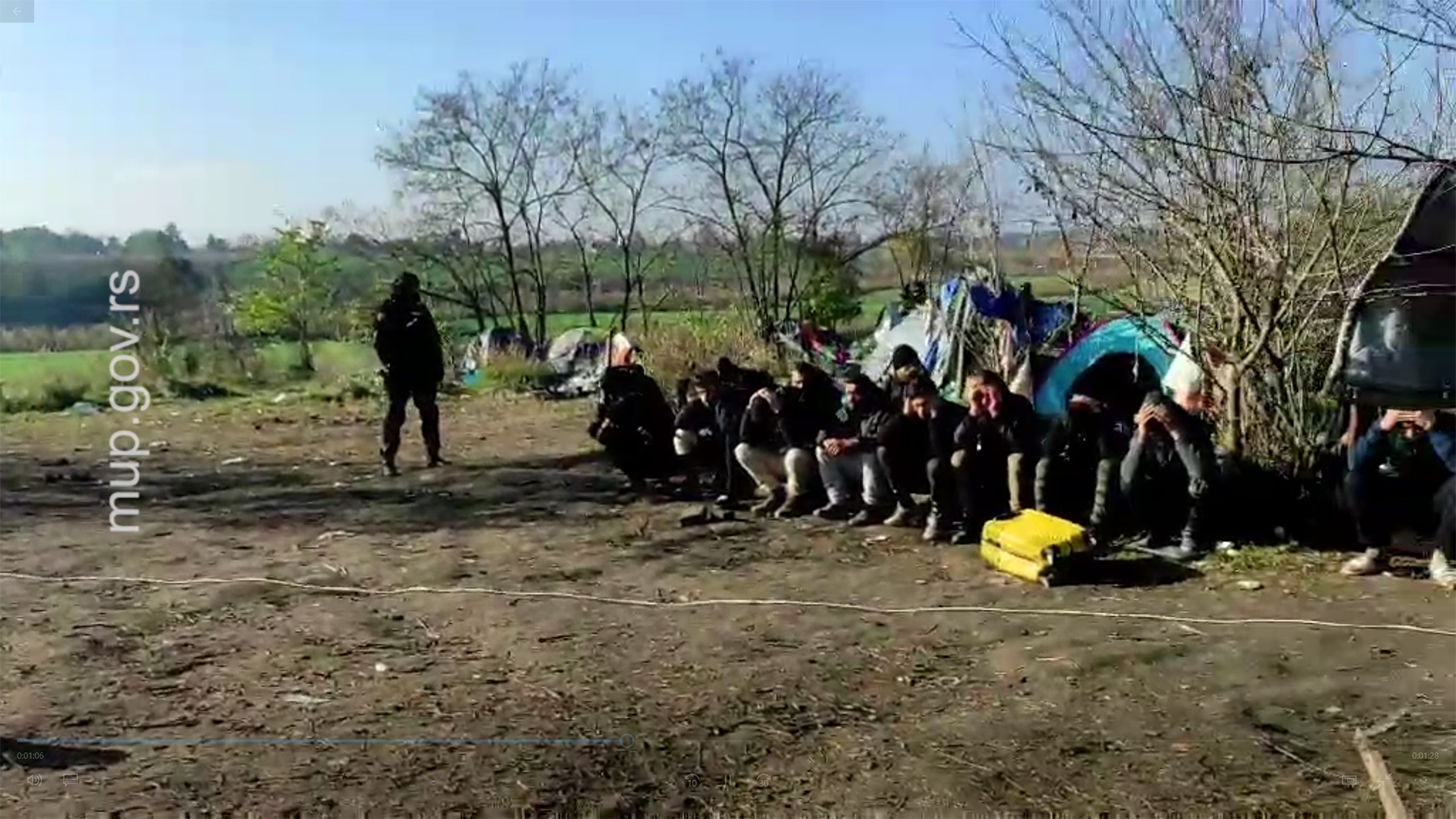 horgos 25.11.2022 hapsenje migranti