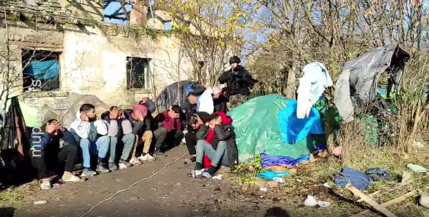 horgos 25.11.2022 hapsenje migranti