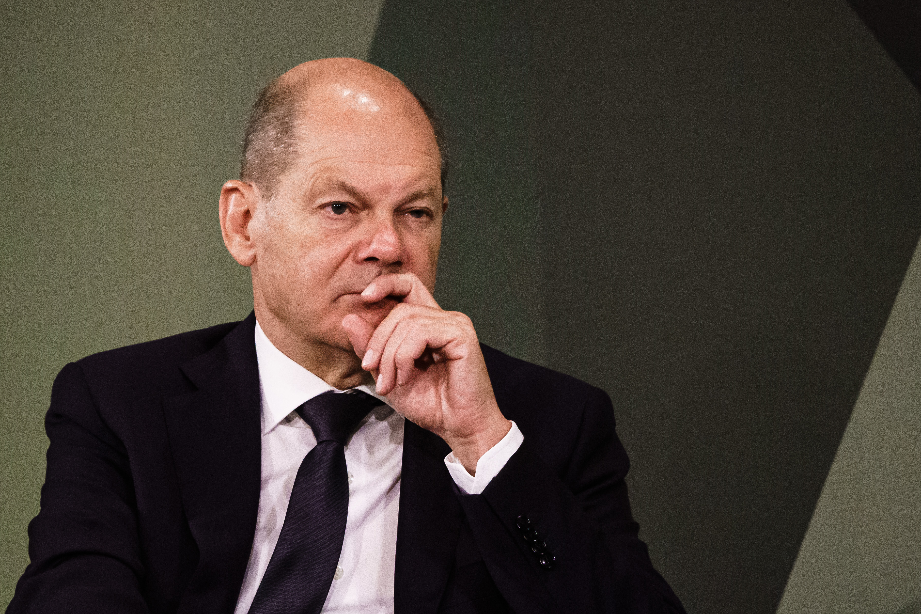 German Chancellor Olaf Scholz attends German Armed Forces Conference